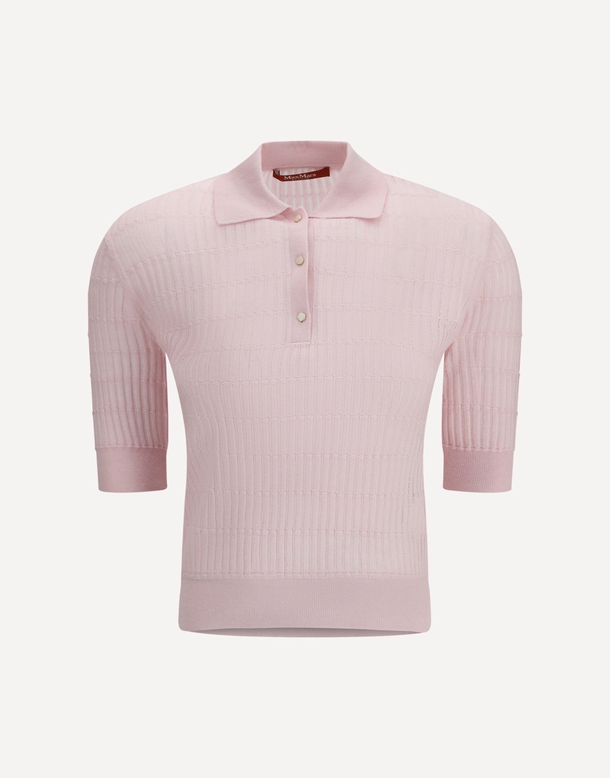 Max Mara Polo Gallo In Wool And Silk