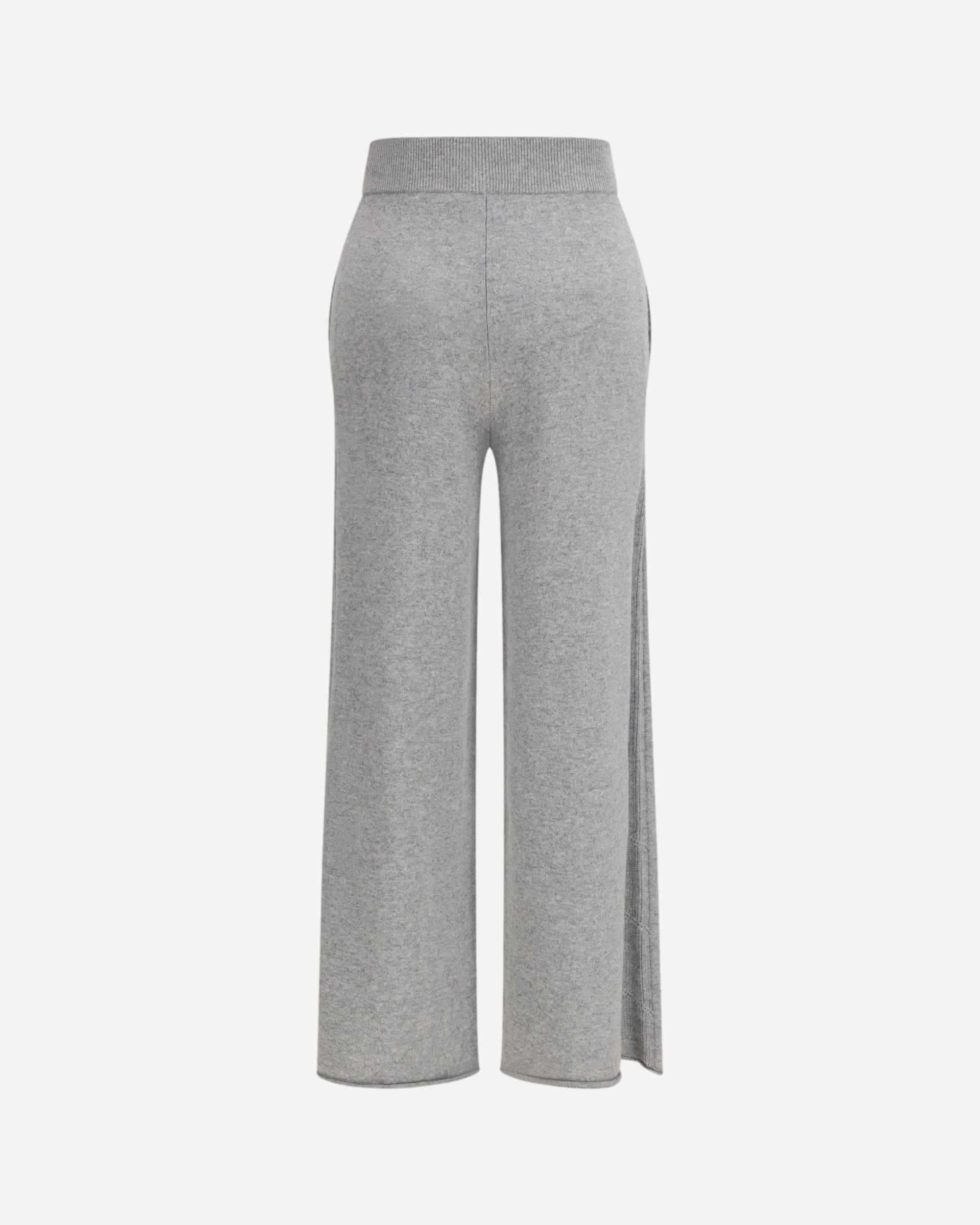 Max Mara Pure Cashmere Ribbed Wide-Leg Pants - alternate view
