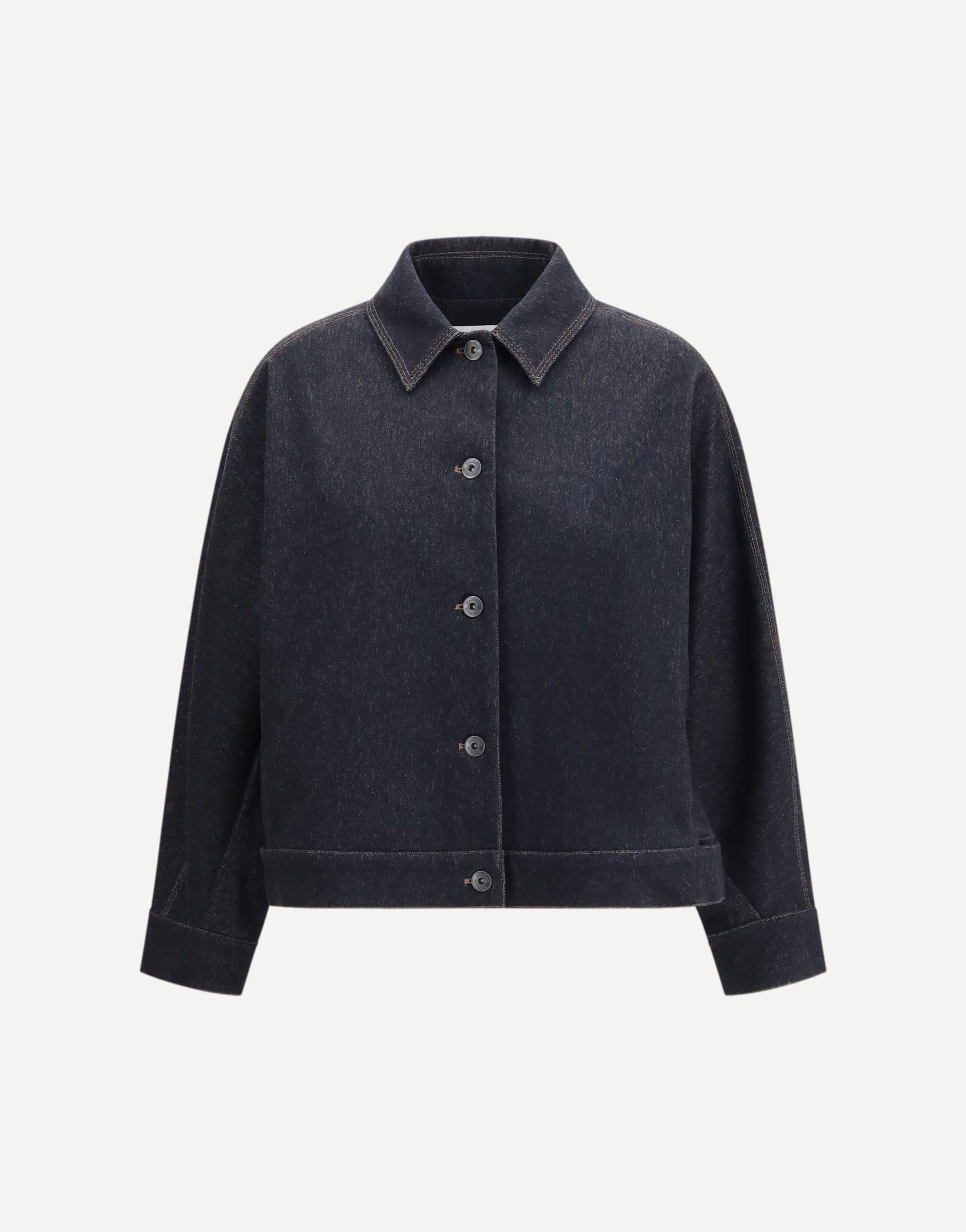 Max Mara Pure Denim Print Jersey Jacket