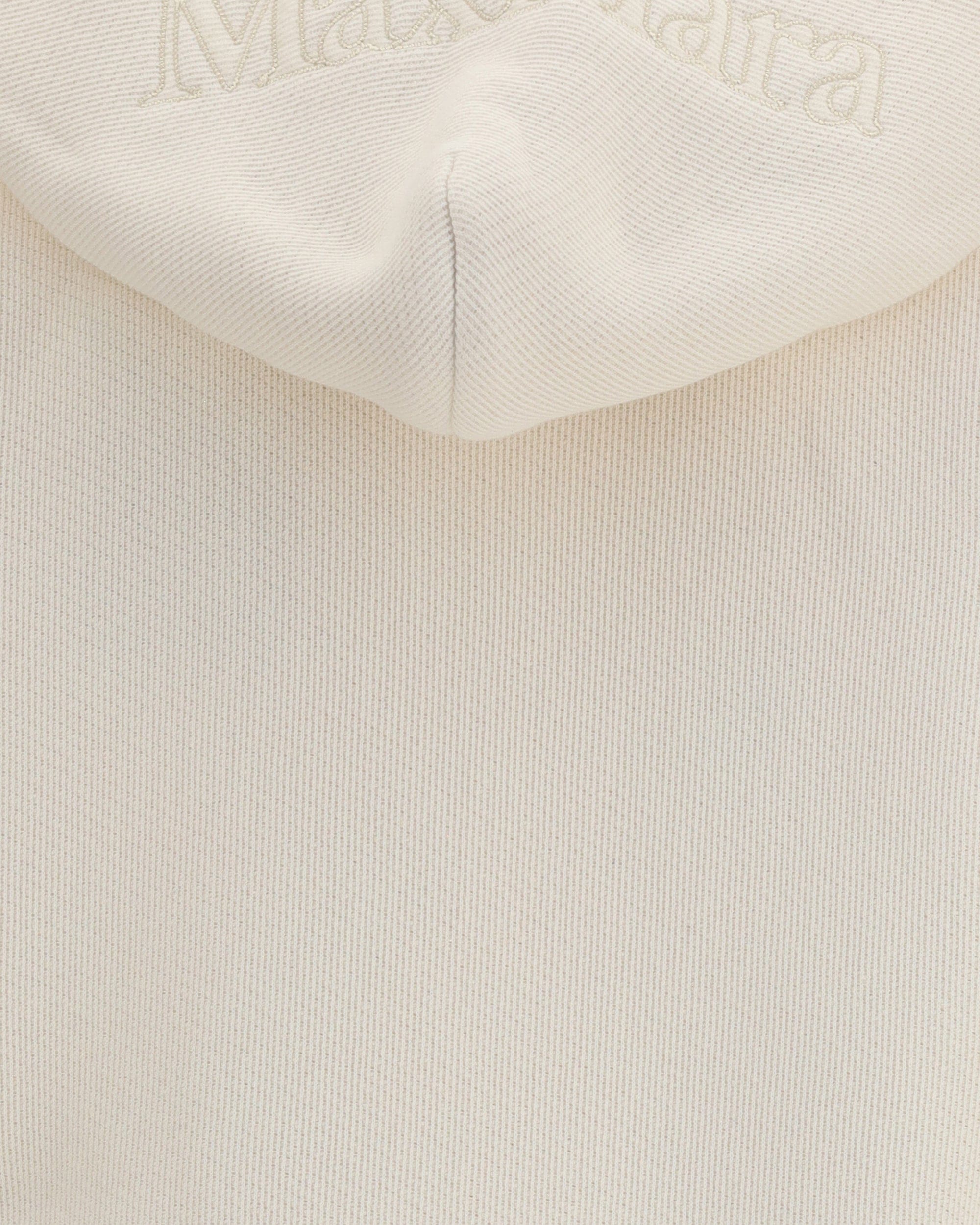 Max Mara Pure Embroidered Logo Hooded Sweatshirt