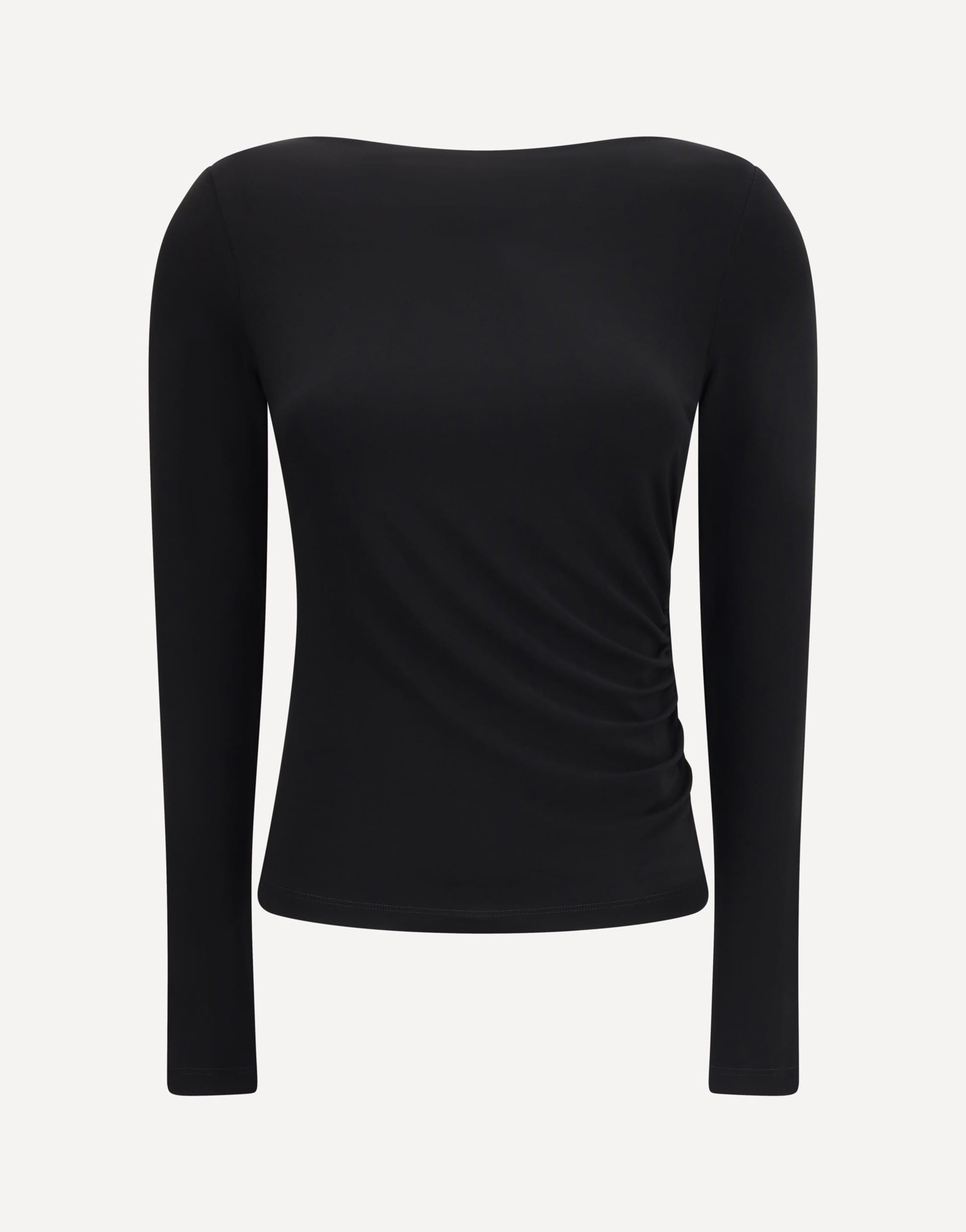 Max Mara Pure Long-Sleeve Ruched Top