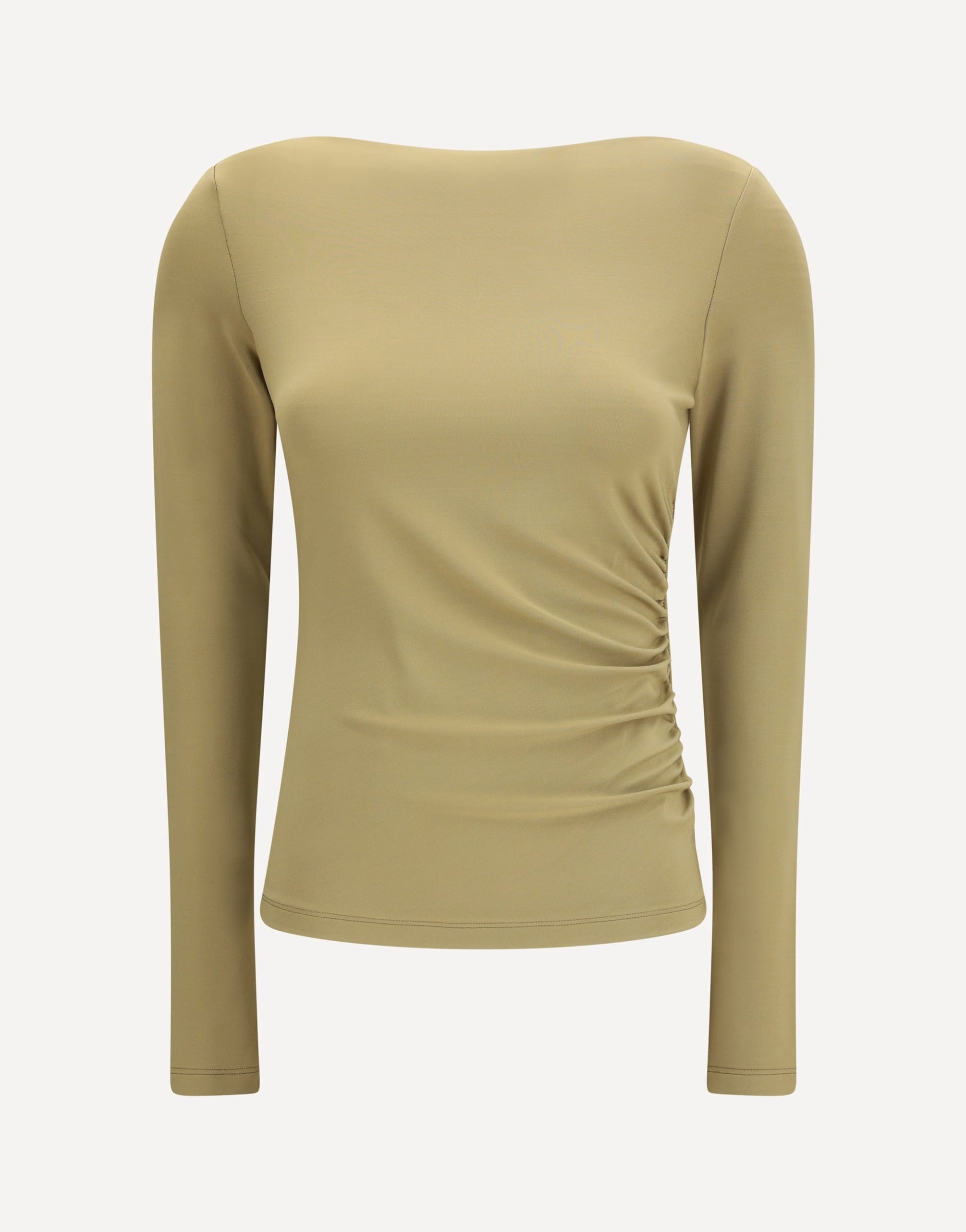 Max Mara Pure Long-Sleeve Ruched Top