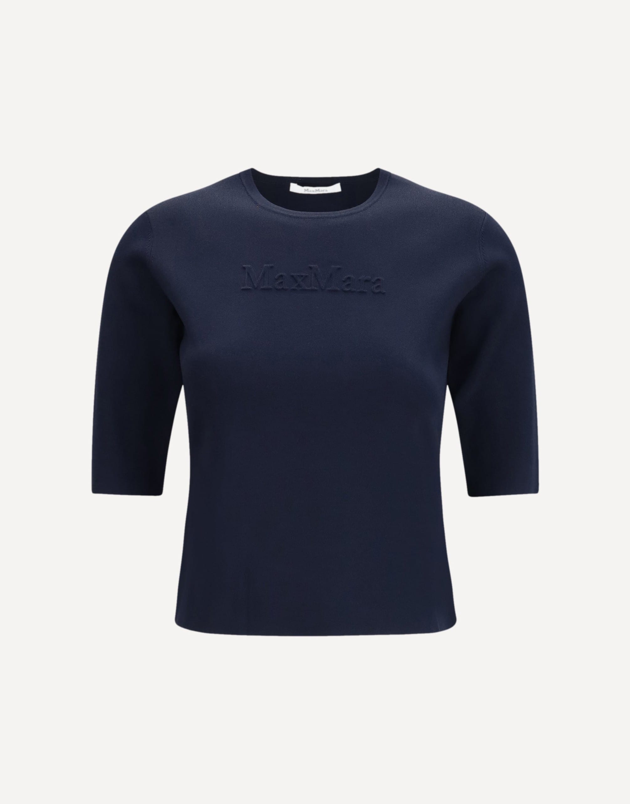 Max Mara Pure Mxpaustero T-Shirt With Raised Logo