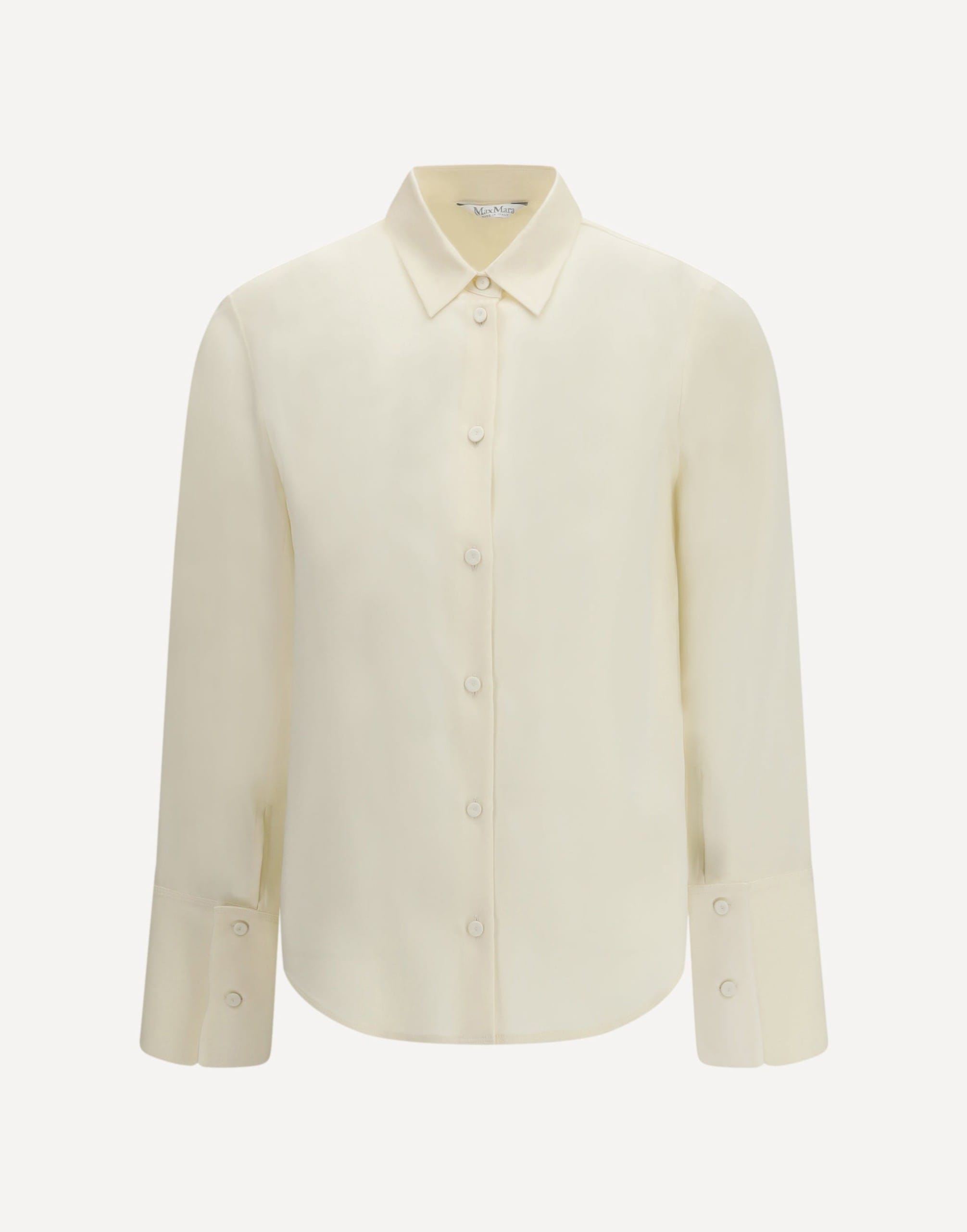 Max Mara Pure Mxpvoliera Silk Long Sleeved Shirt