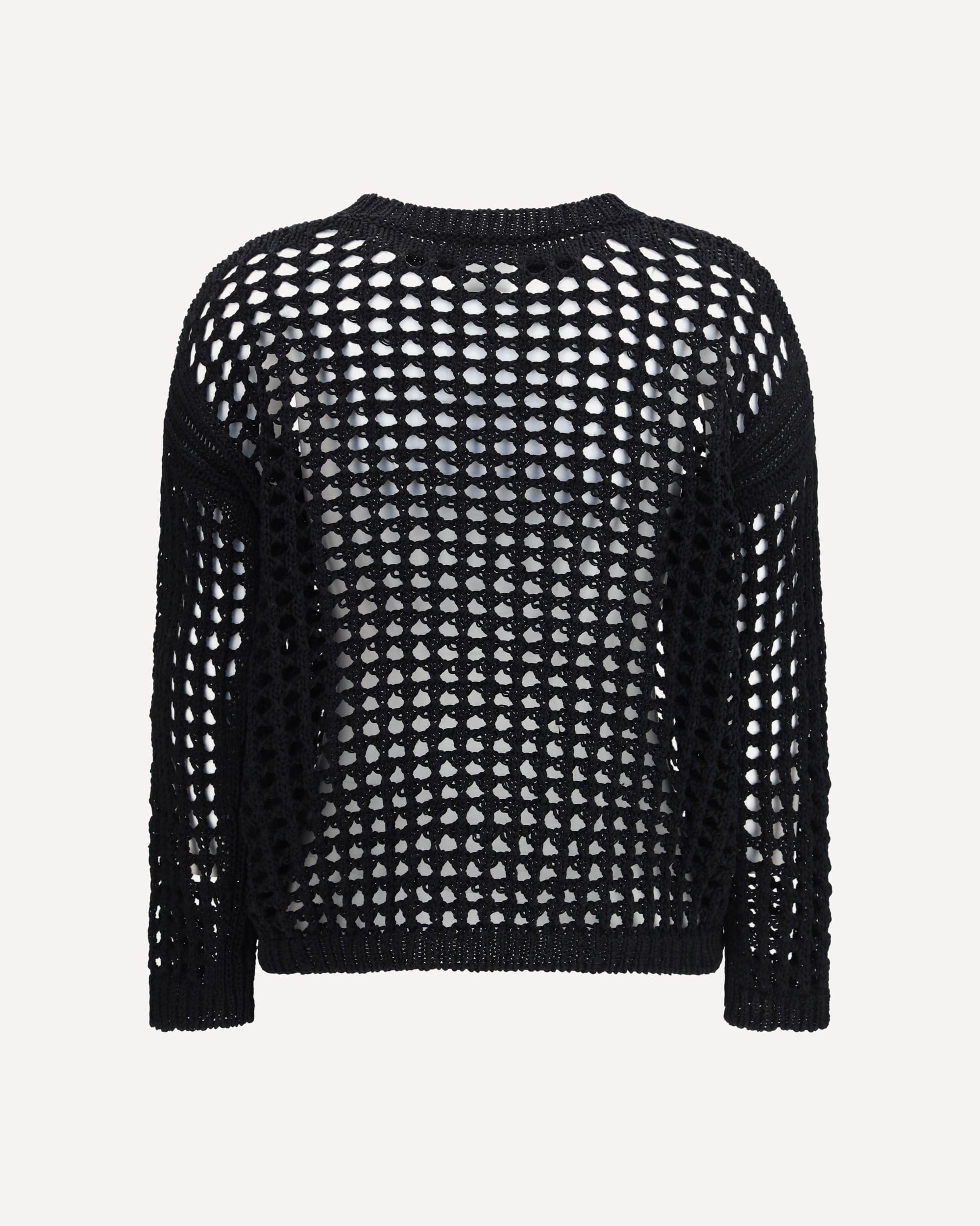 Max Mara Pure Open-Knit Linen-Cotton Sweater - alternate view