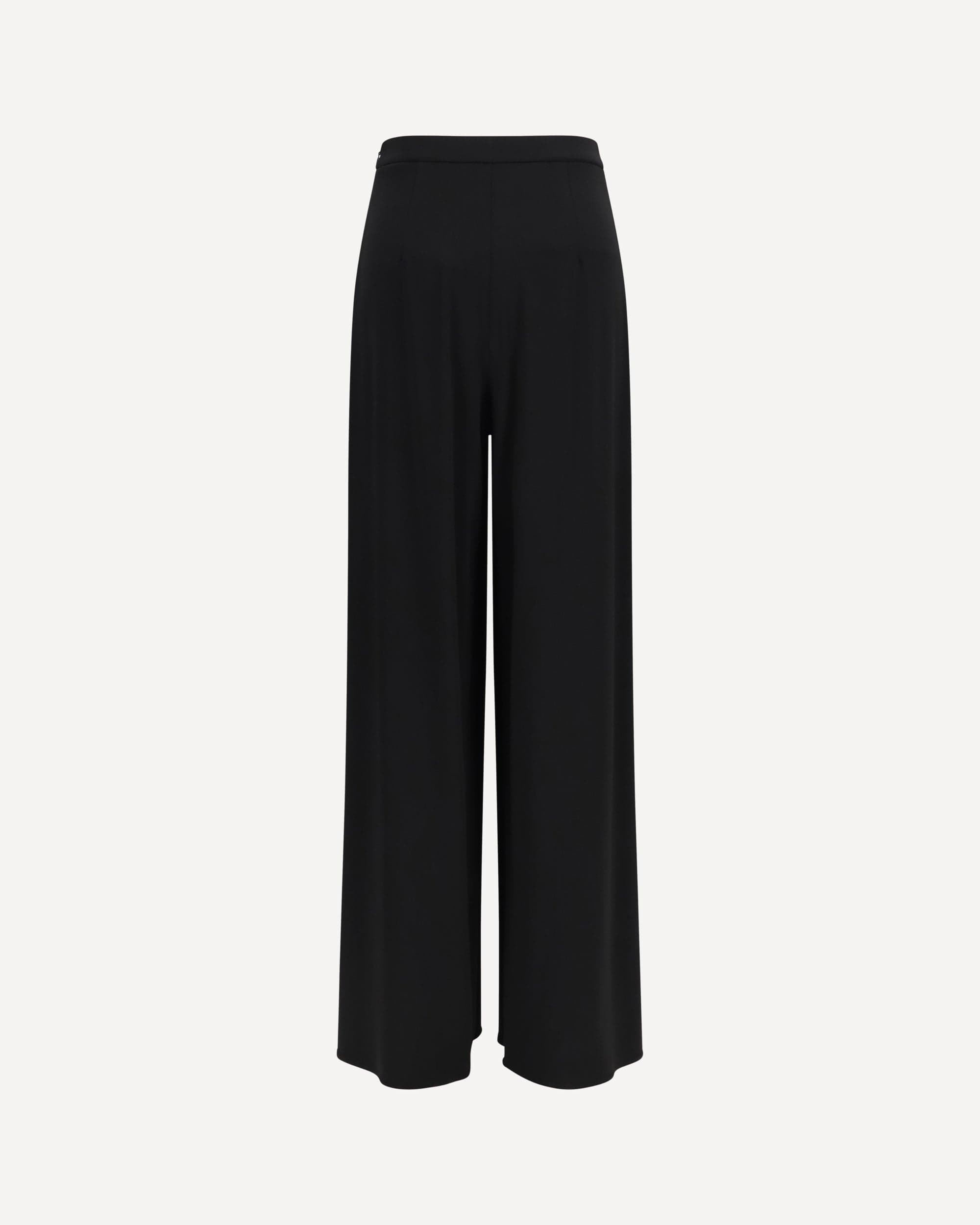 Max Mara Pure Viscose Technical Jersey Wide-Leg Pants - alternate view