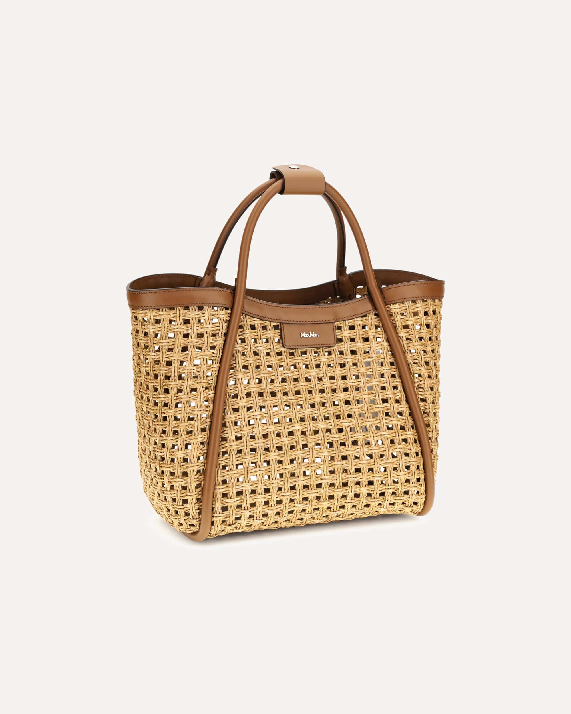 Max Mara Raffia Marine Tote Bag - alternate view