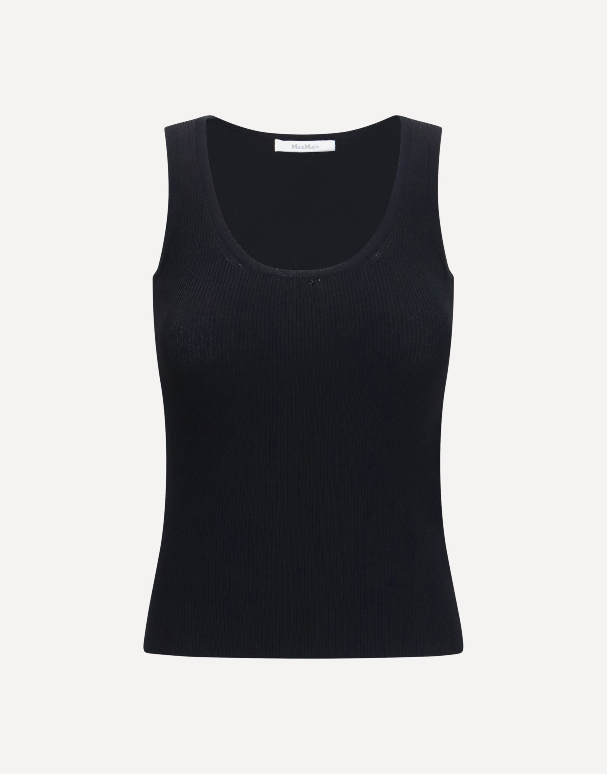 Max Mara リブジャージー タンクトップ