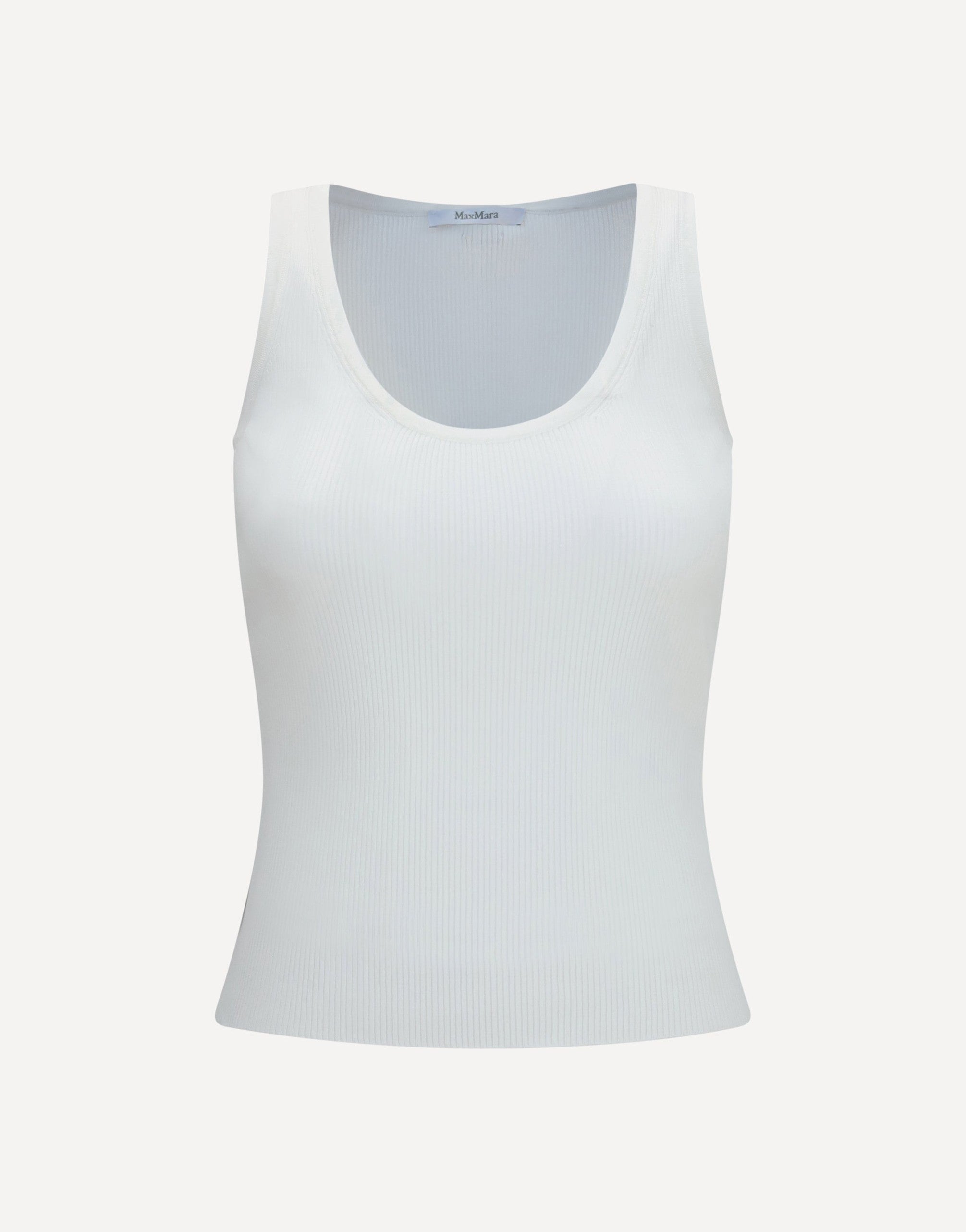 Camiseta de tirantes de jersey acanalado Max Mara