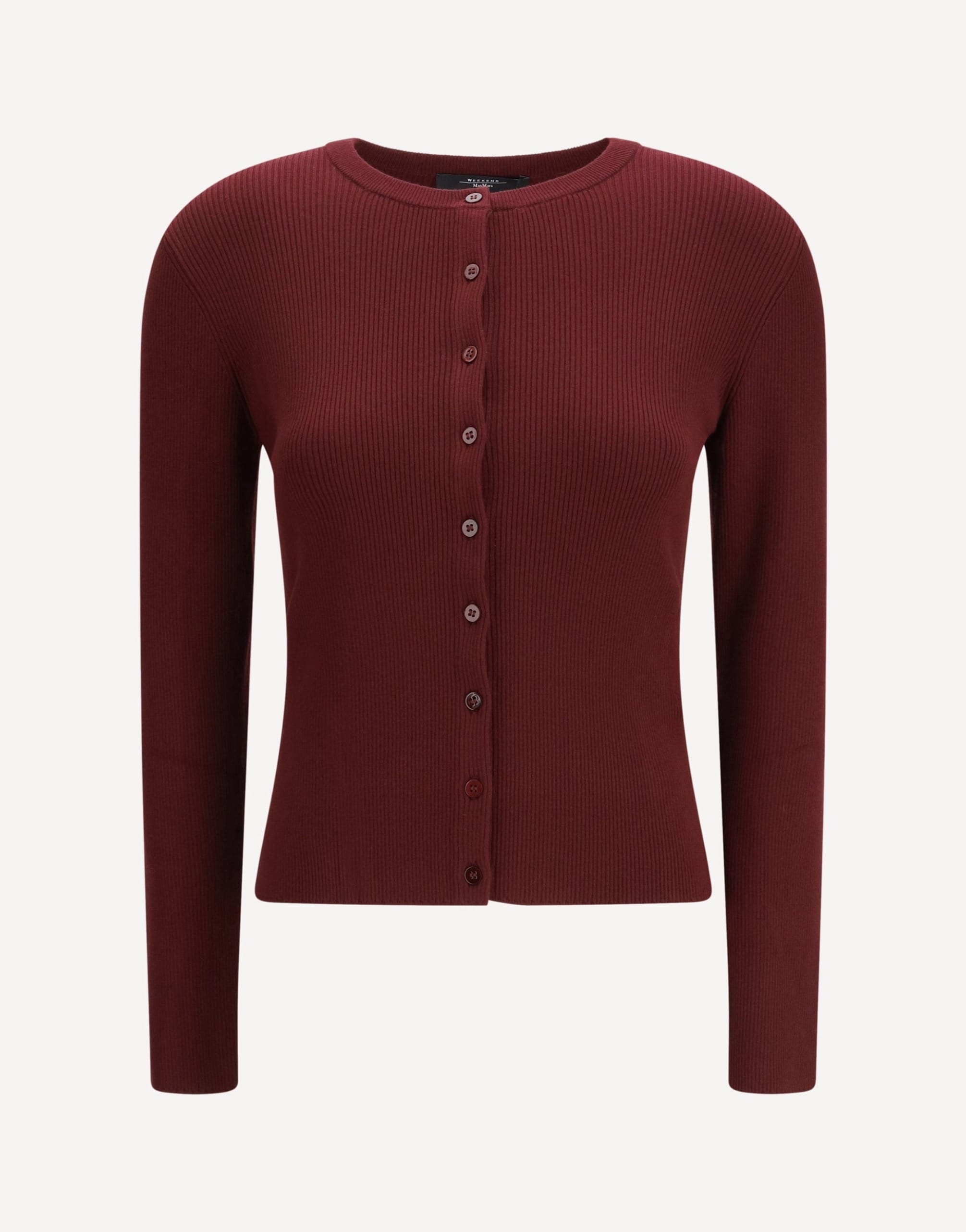 Max Mara Ribbed Viscose Cardigan