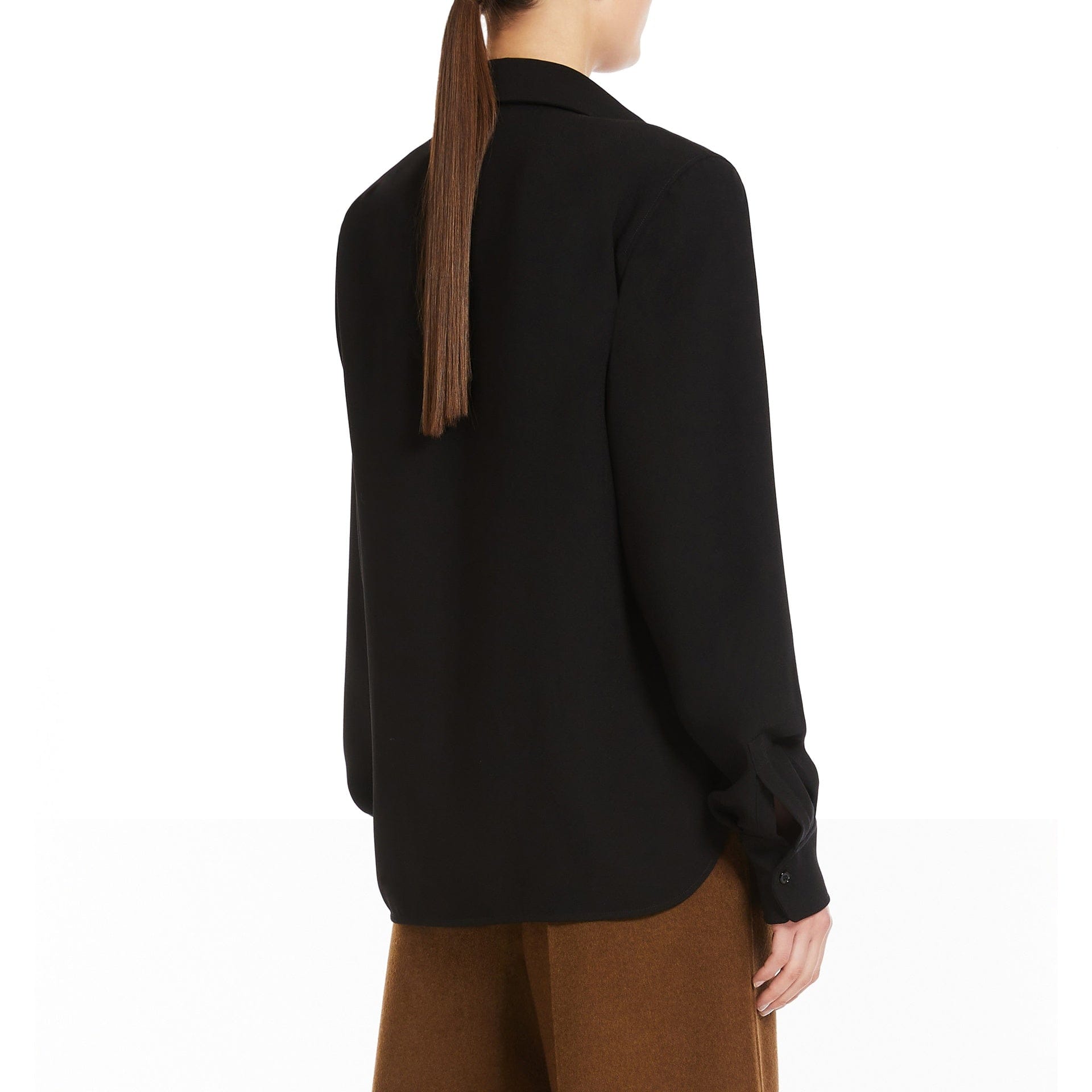 Max Mara Scire Cotton V-Neck Shirt