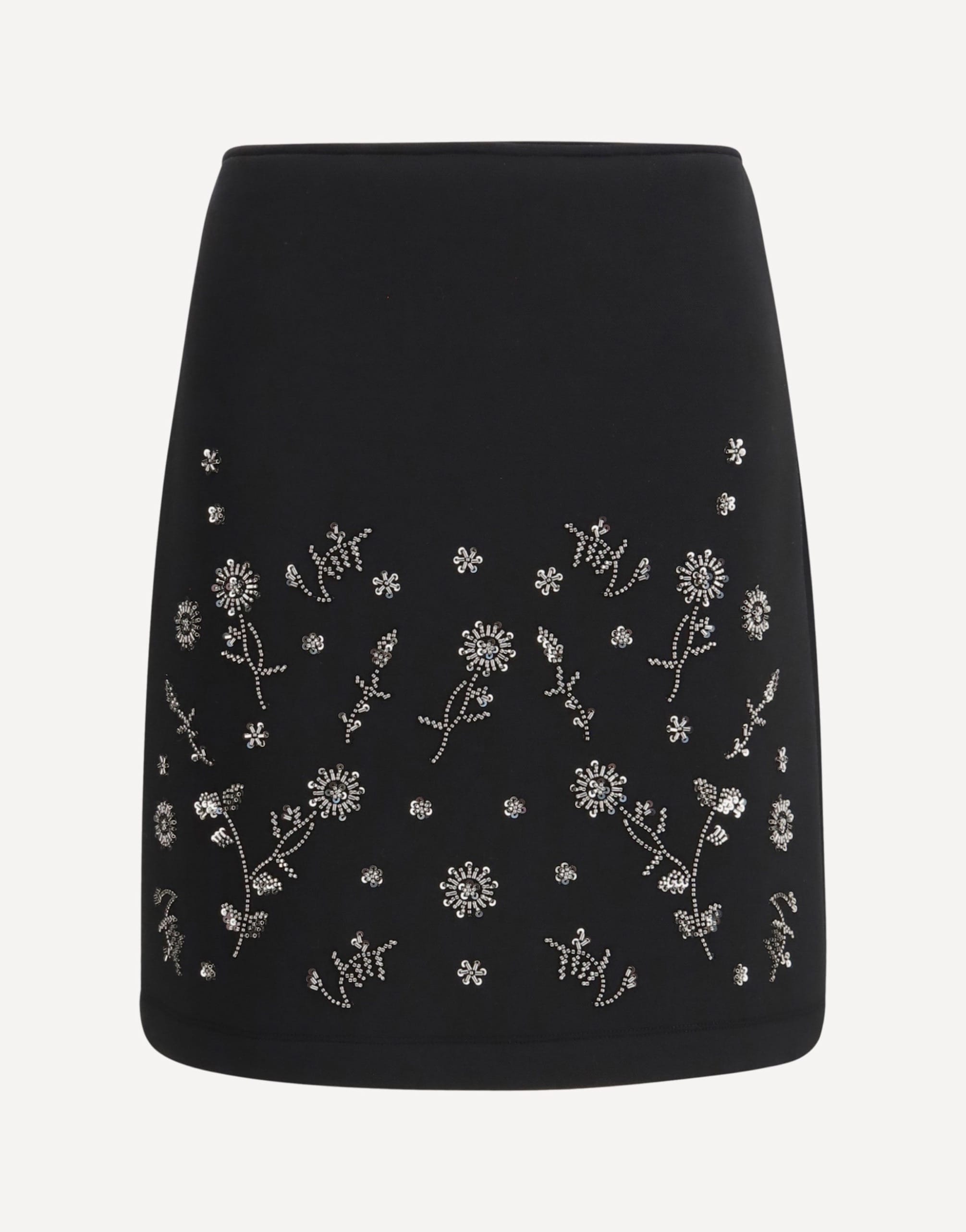 Max Mara Short Skirt With Embroidery