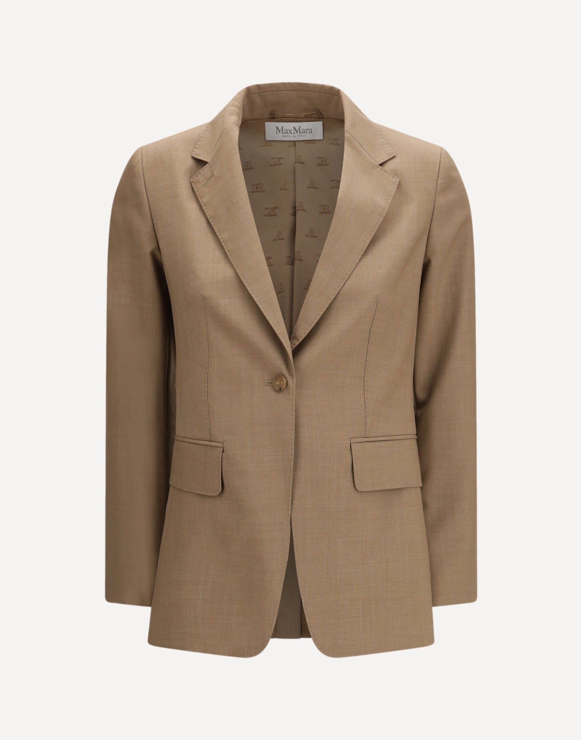 Max Mara Single-Breasted Wool Blazer