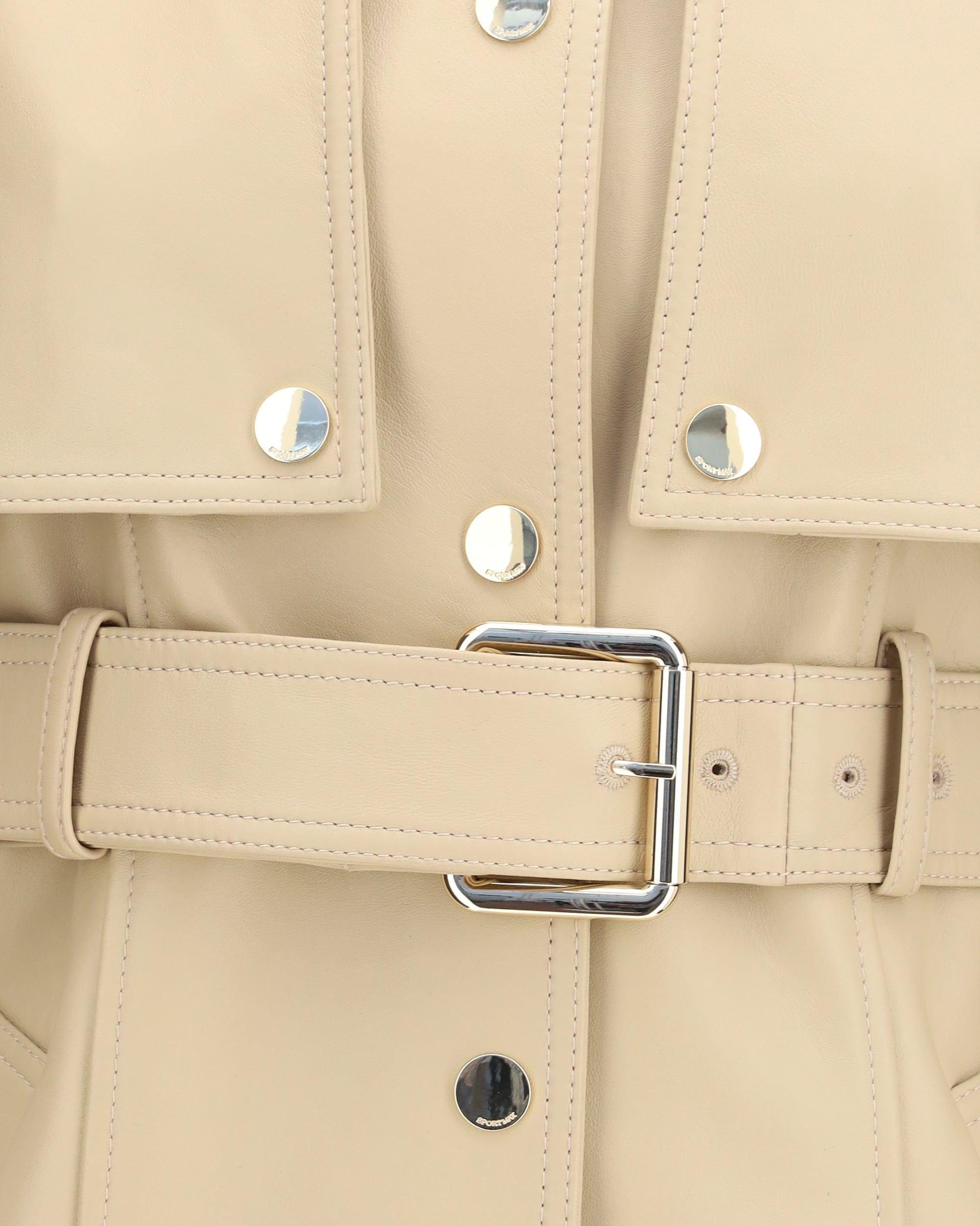 Max Mara Stenzone Convertible Leather Jacket