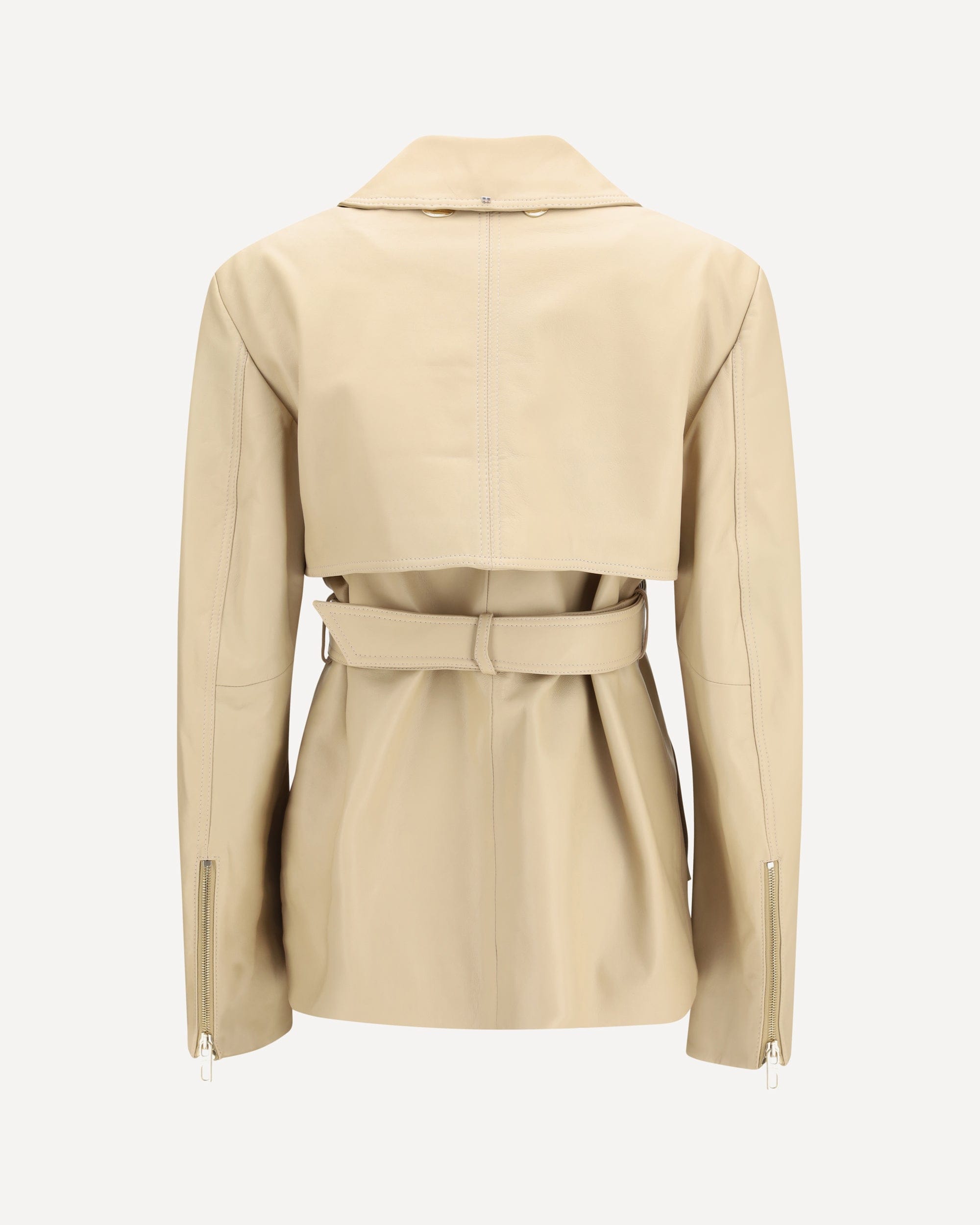 Max Mara Stenzone Convertible Leather Jacket - alternate view