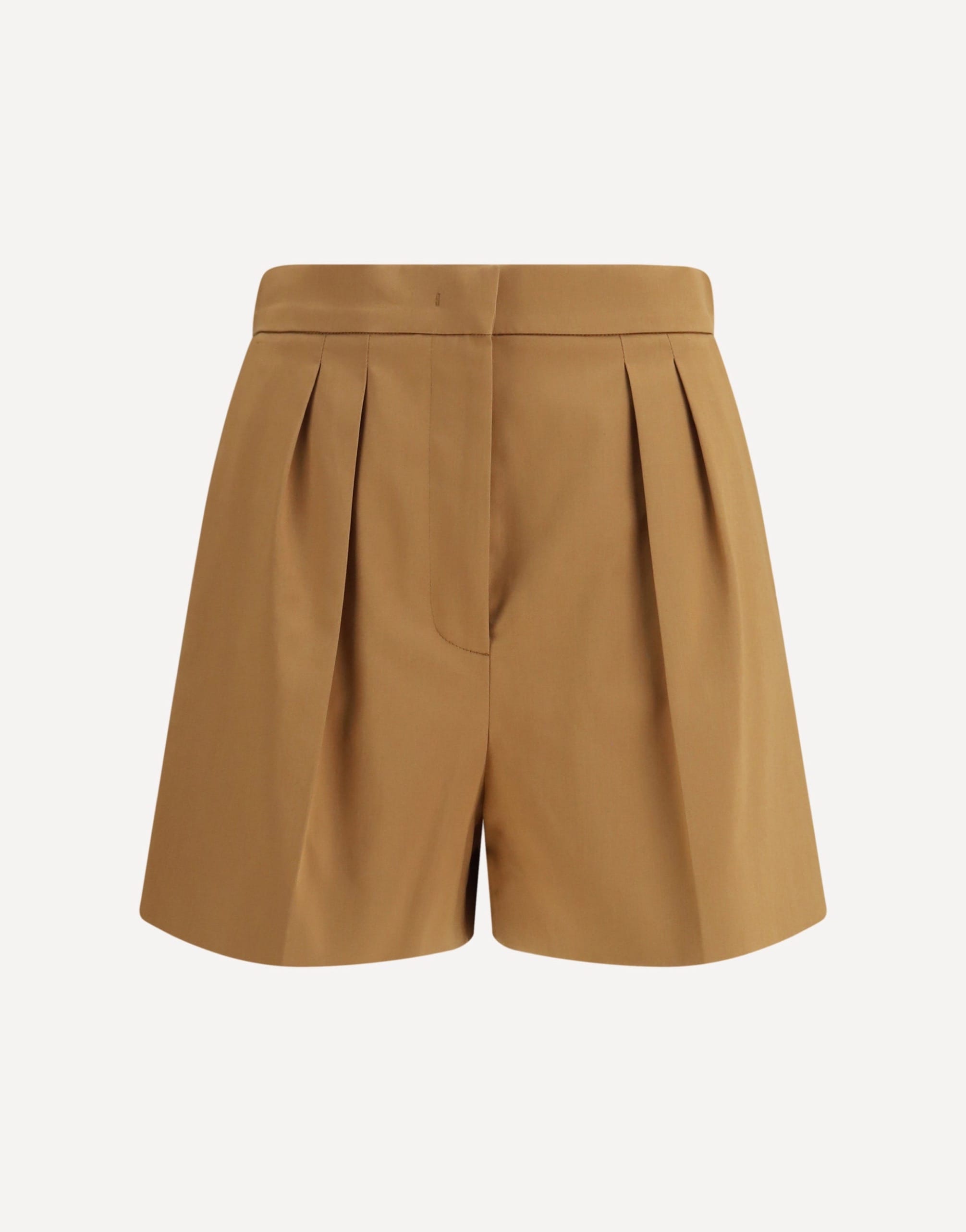 Max Mara Stretch Cotton Satin Shorts