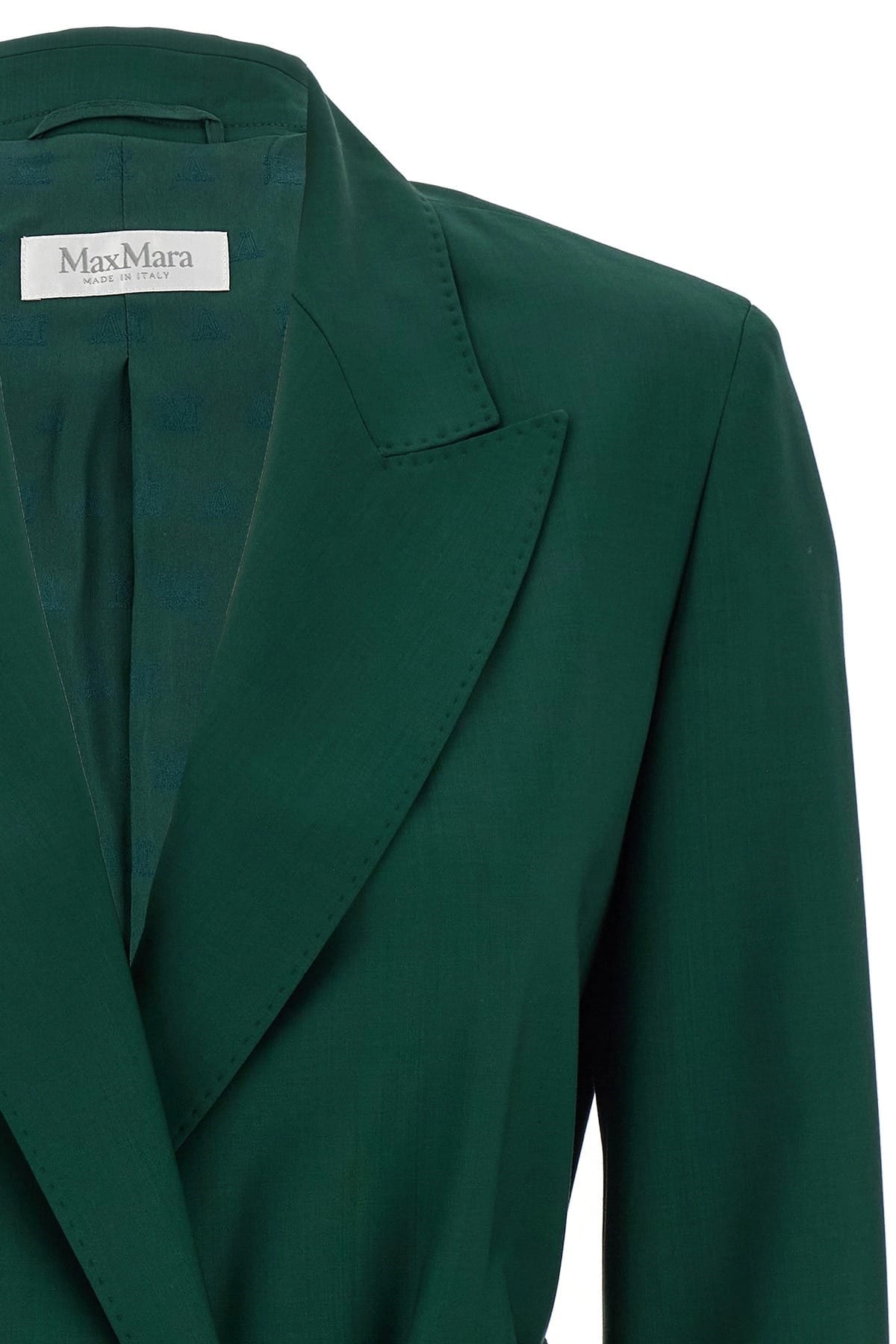 Max Mara Max Mara Talento Wool Canvas Blazer