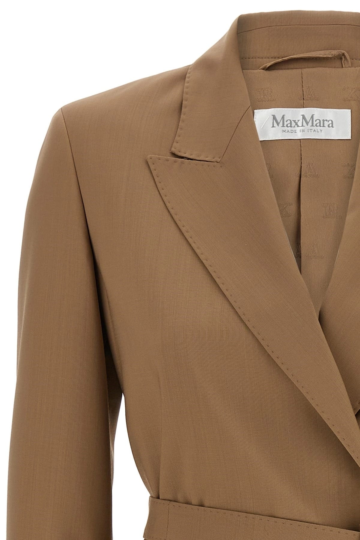 Max Mara Max Mara Talento Wool Canvas Blazer