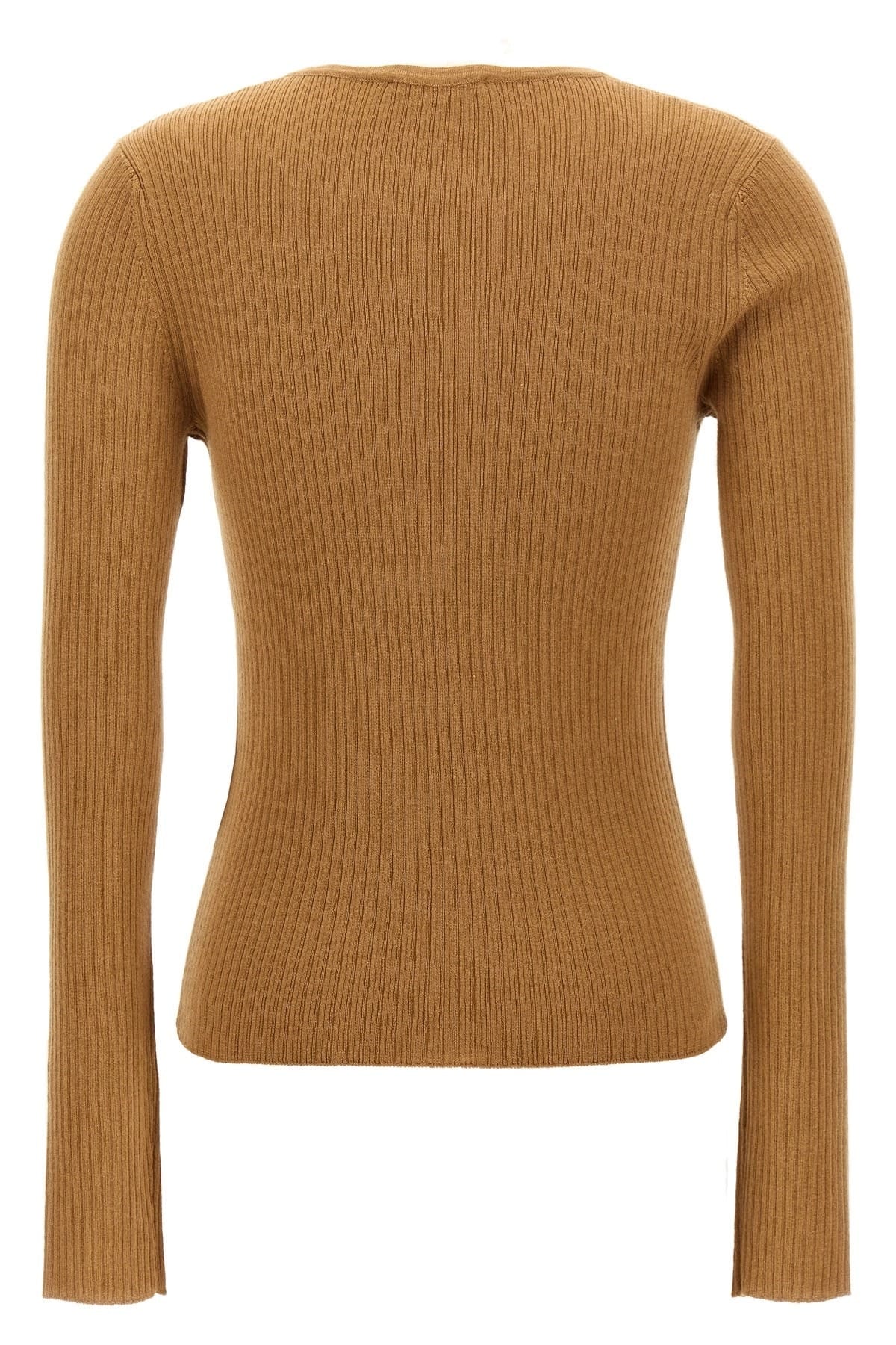 Max Mara Max Mara Urlo Ribbed V-Neck Sweater