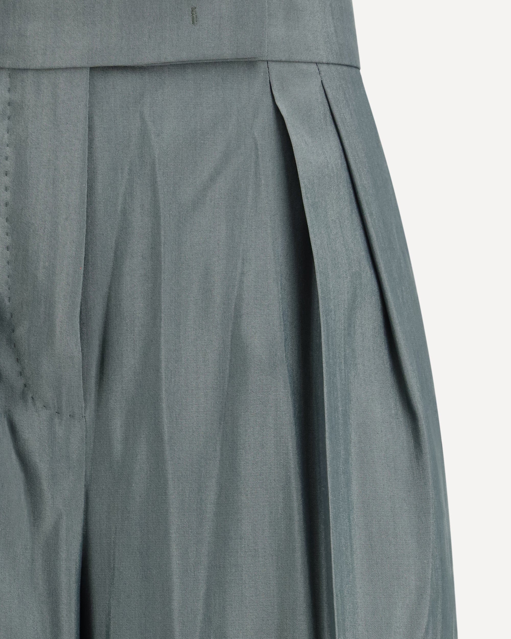 Max Mara Max Mara Virgin Wool Double Front Pleat Pants
