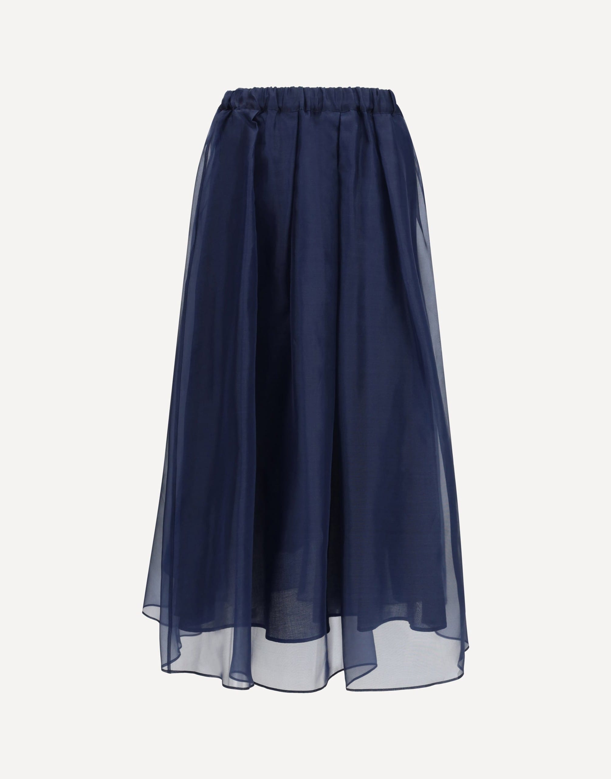 Max Mara Visino Organza Pleated Skirt