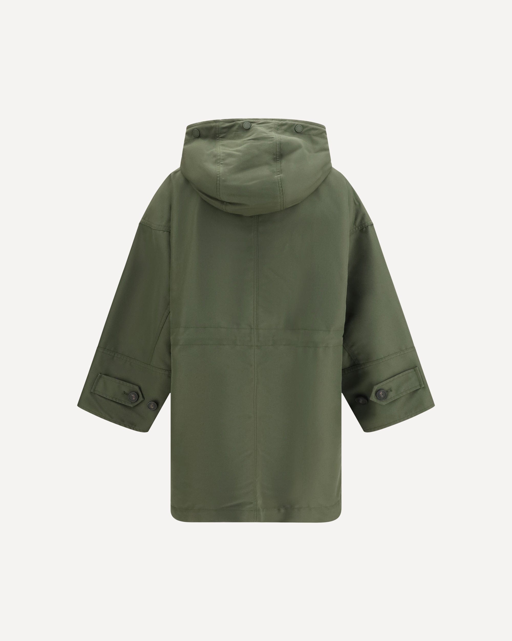 Max Mara Water-Repellent Canvas Midi Parka