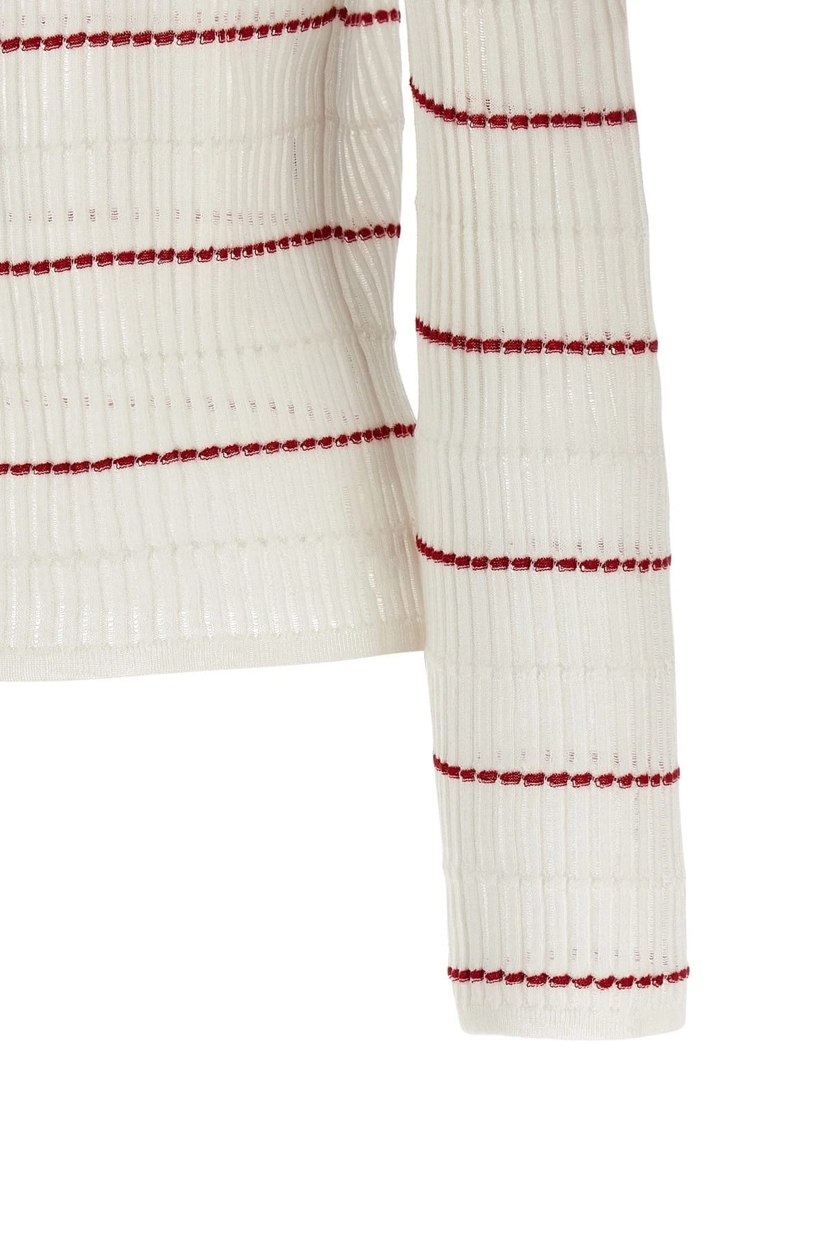 Max Mara Max Mara White Stepdone Sweater