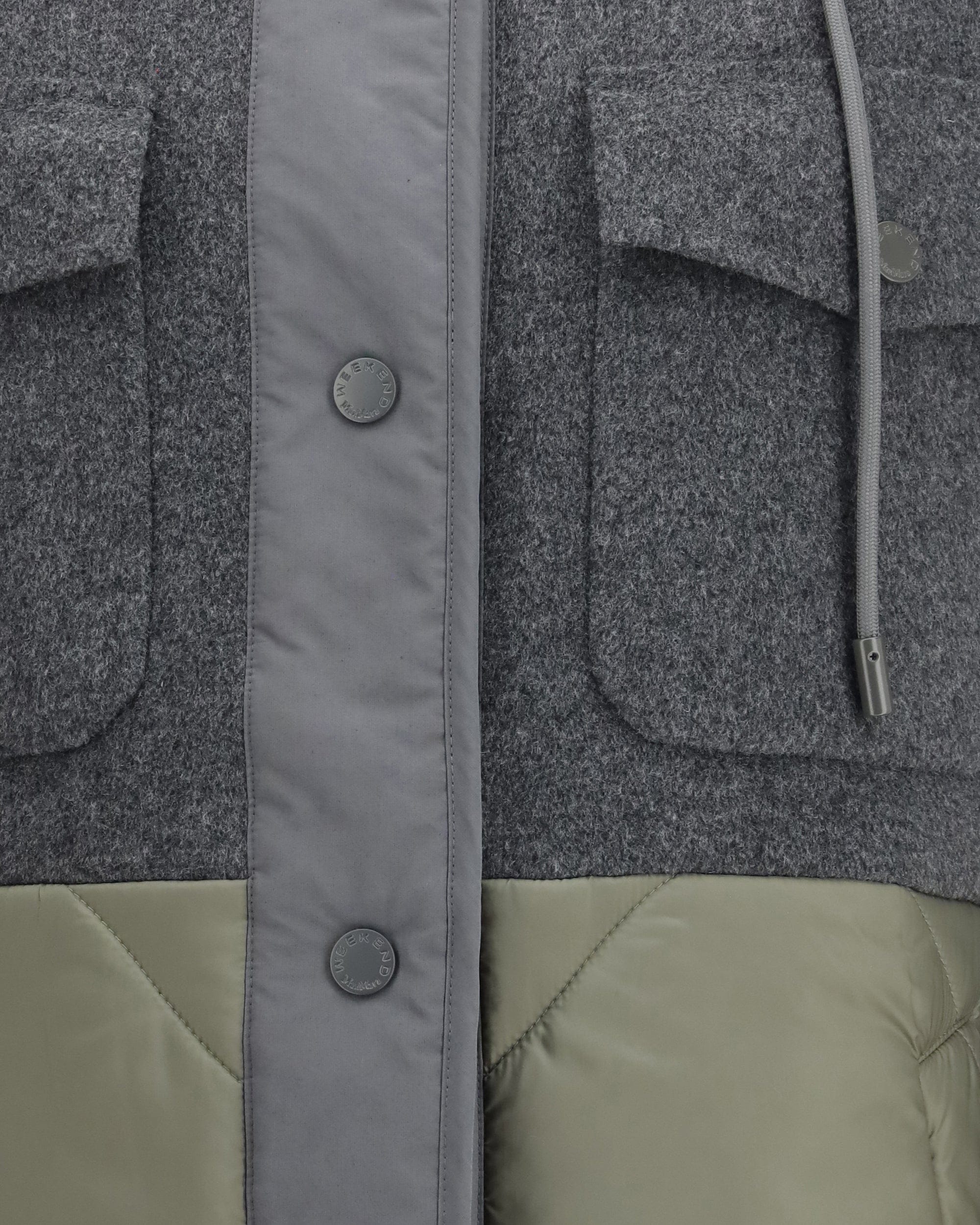 Max Mara Max Mara Wool And Technical Fabric Jacket