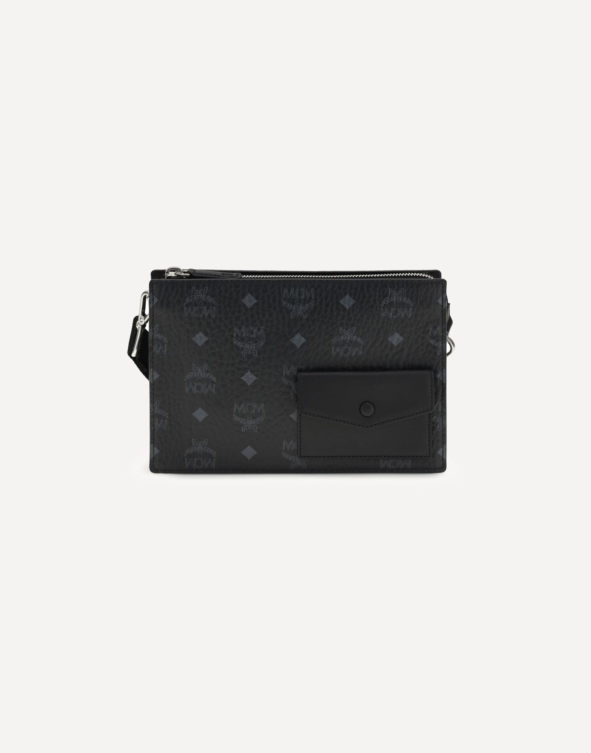 MCM Aren Standing Shoulder Bag Visetos
