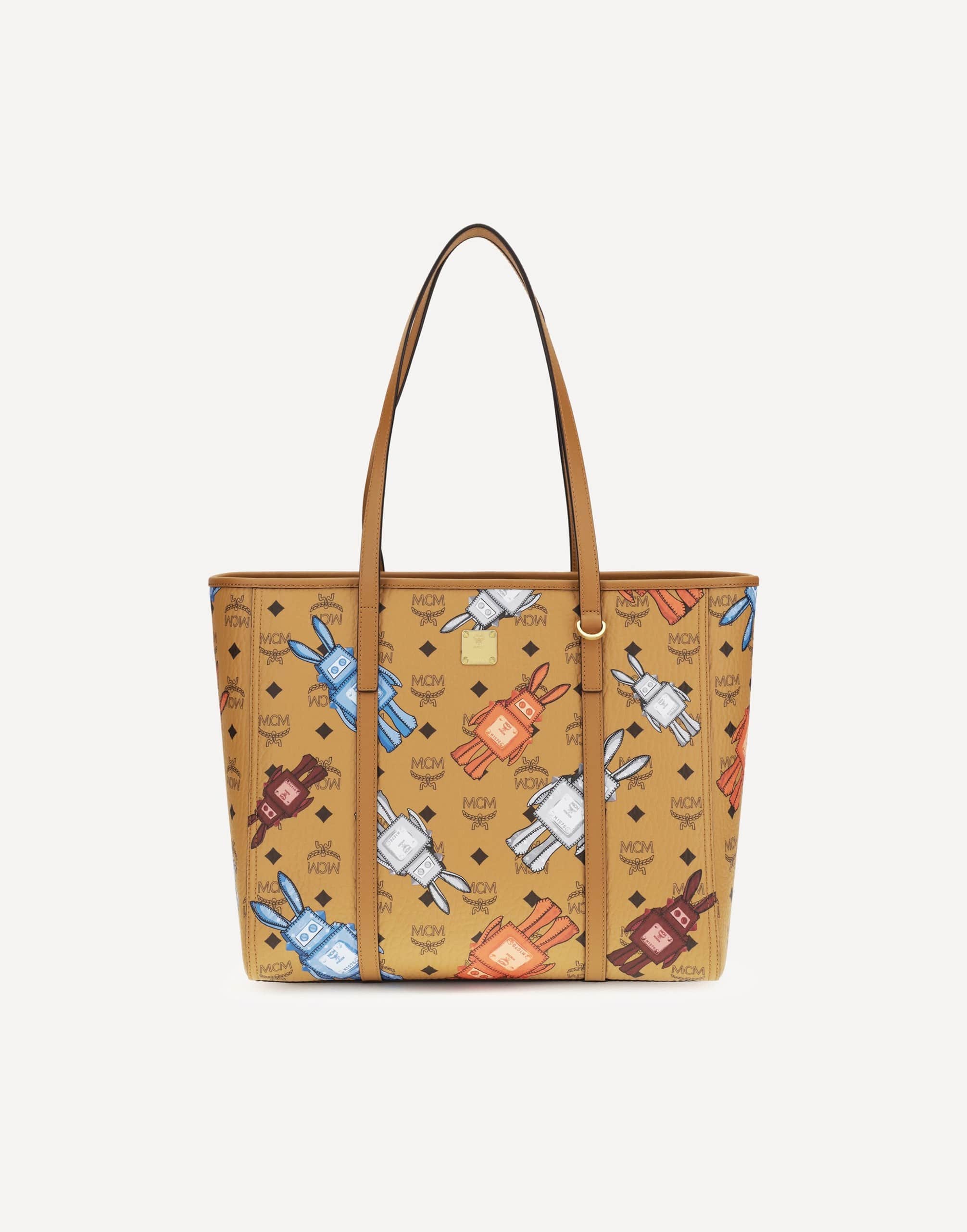 MCM Toni Printed Canvas Tote Bag