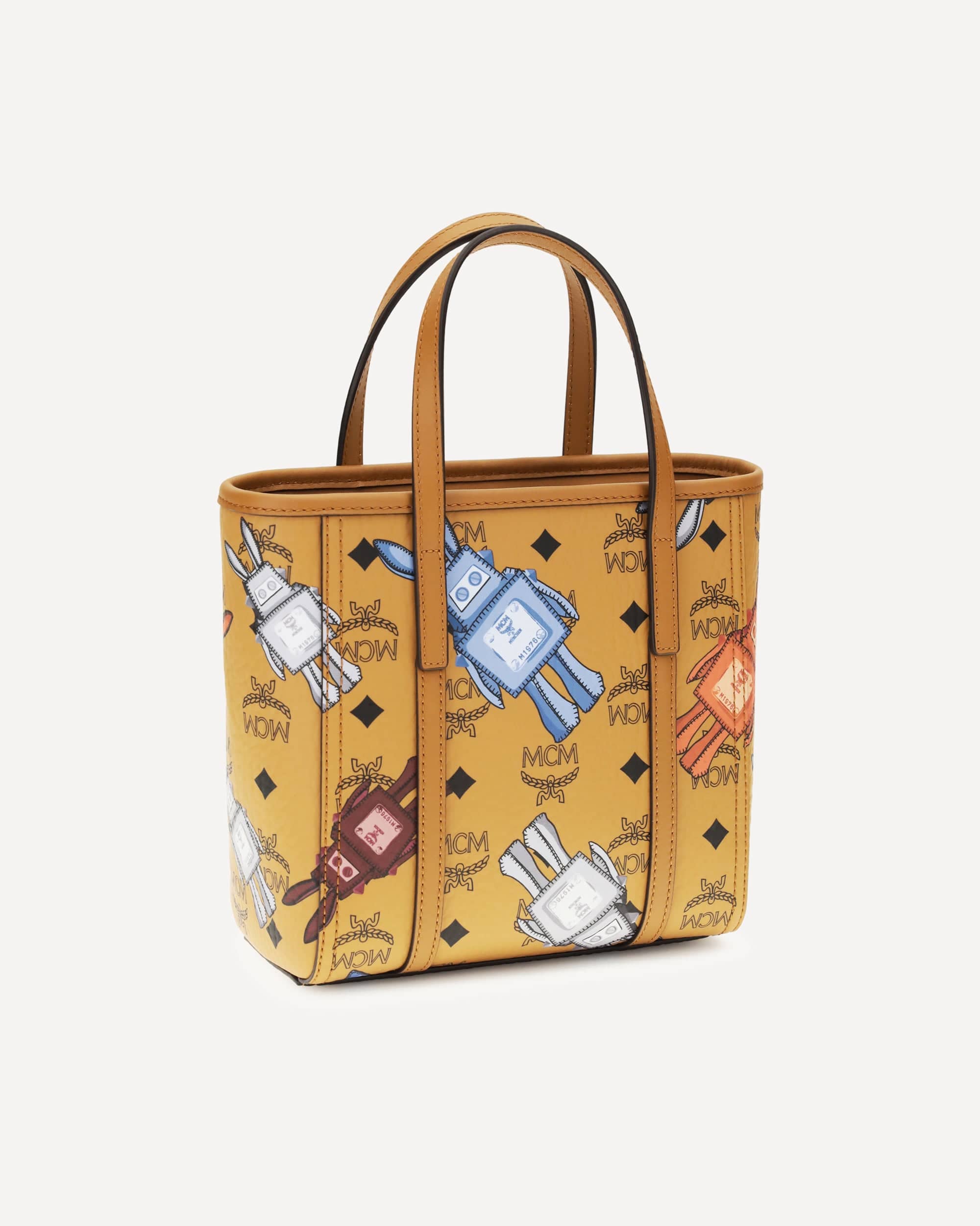 MCM Toni Printed Canvas Tote Bag
