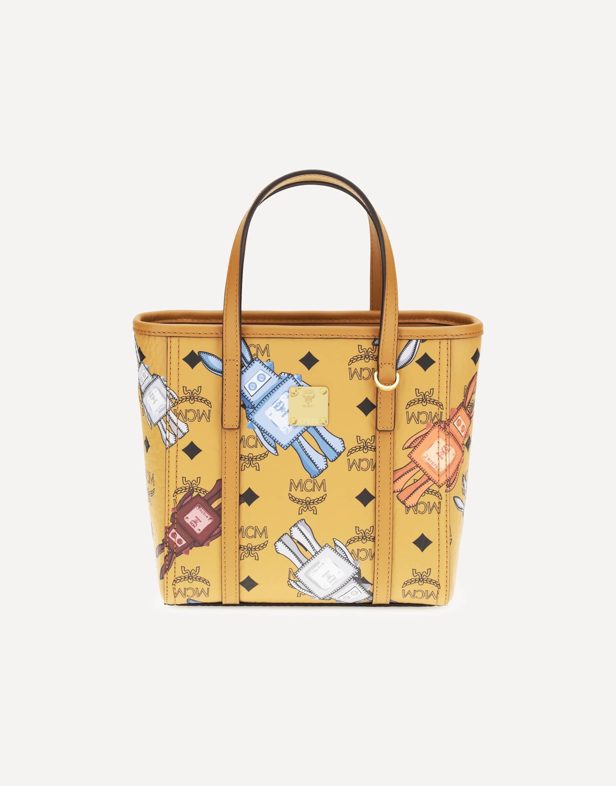 MCM Toni Printed Canvas Tote Bag