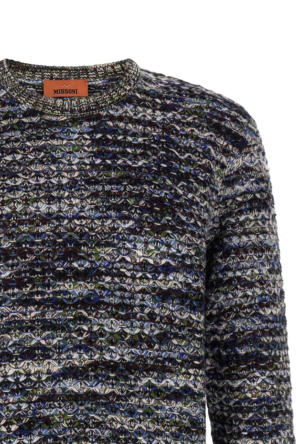 Missoni 3D Processed Crew Neck Sweater