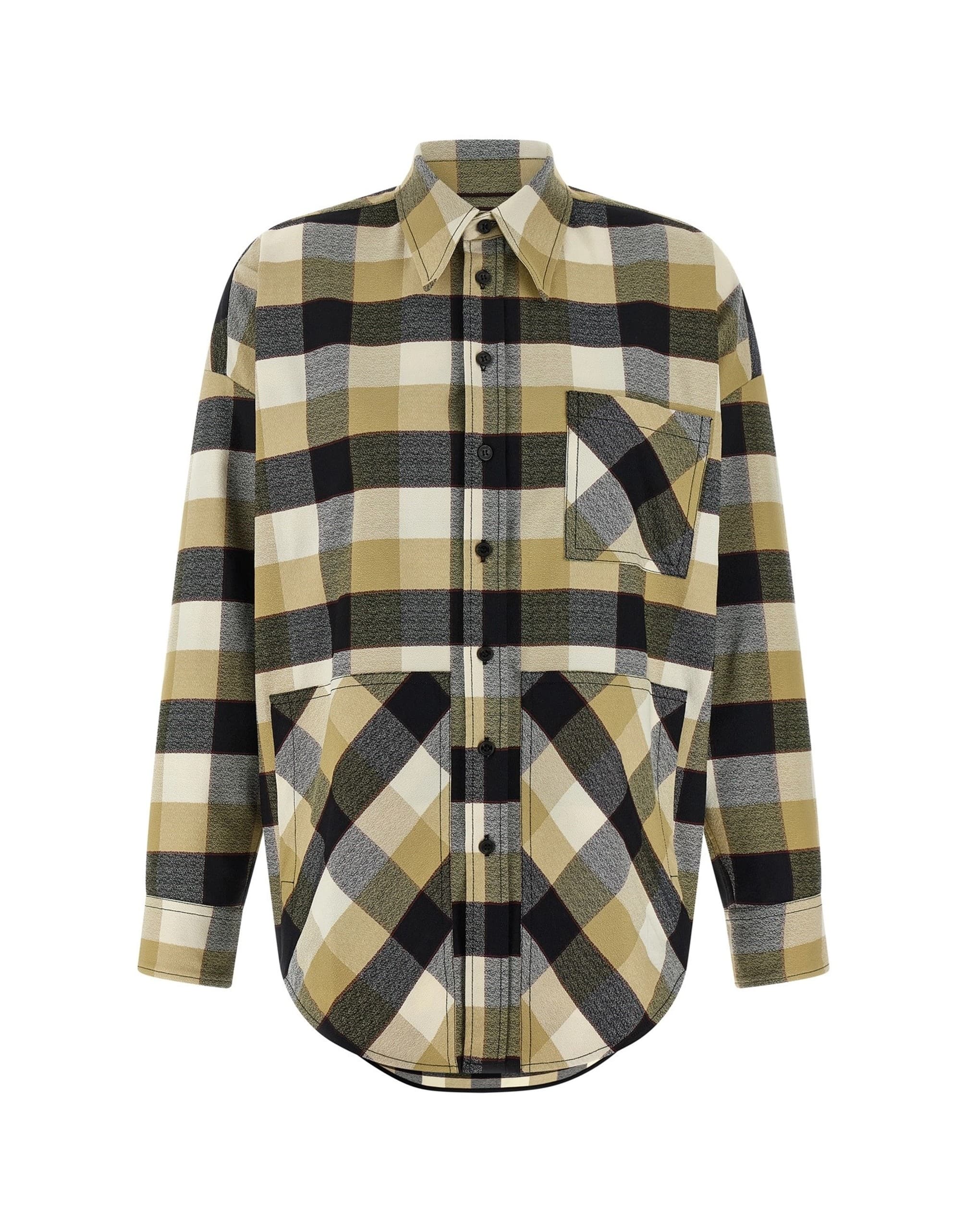 Missoni Missoni Beige Check Pattern Shirt