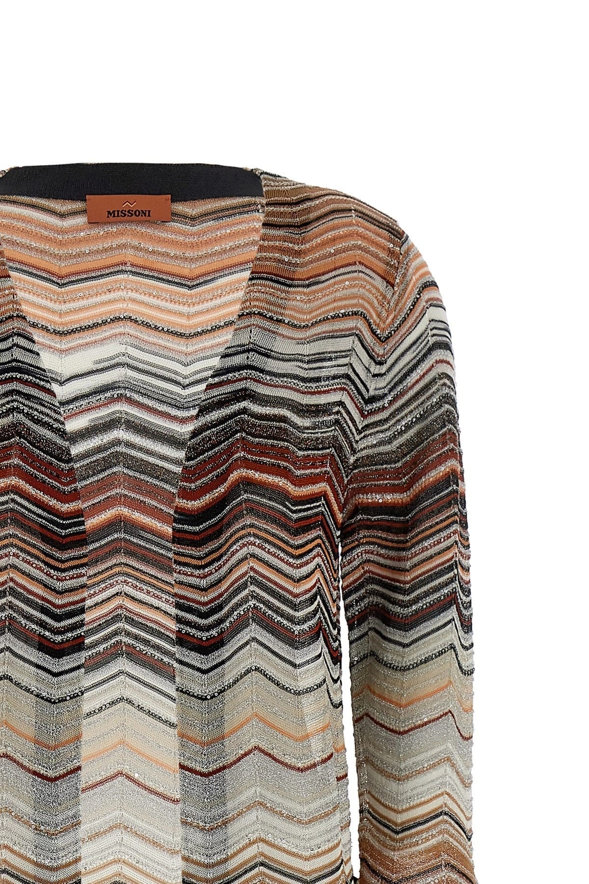 Missoni Missoni Chevron Lamé Cardigan