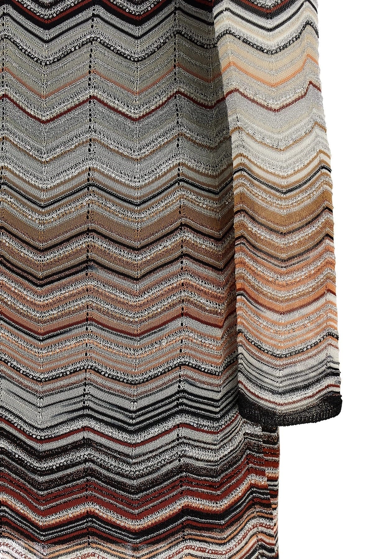 Missoni Missoni Chevron Lamé Mini Dress