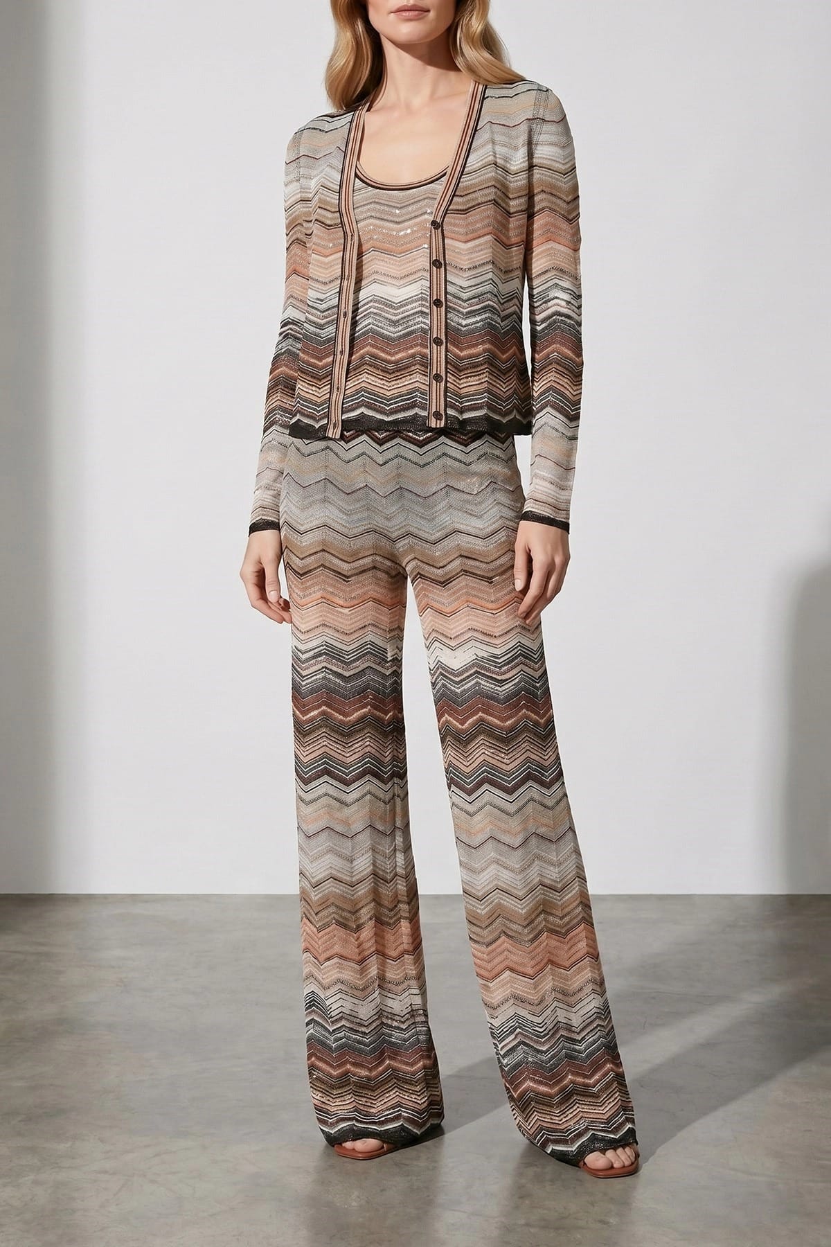 Missoni Pantalones Lamé Chevron Missoni - alternate view