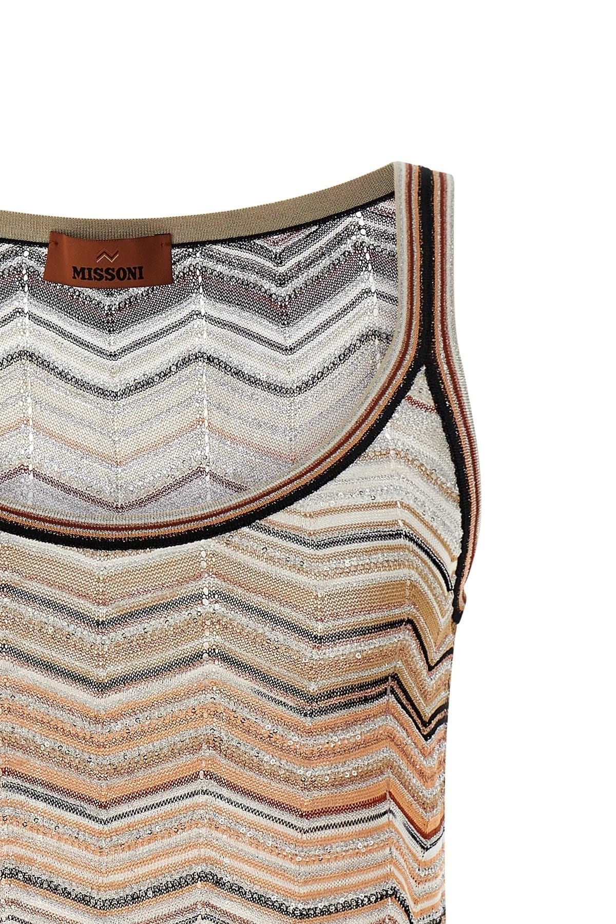 Missoni Missoni Chevron Lamé Tank Top
