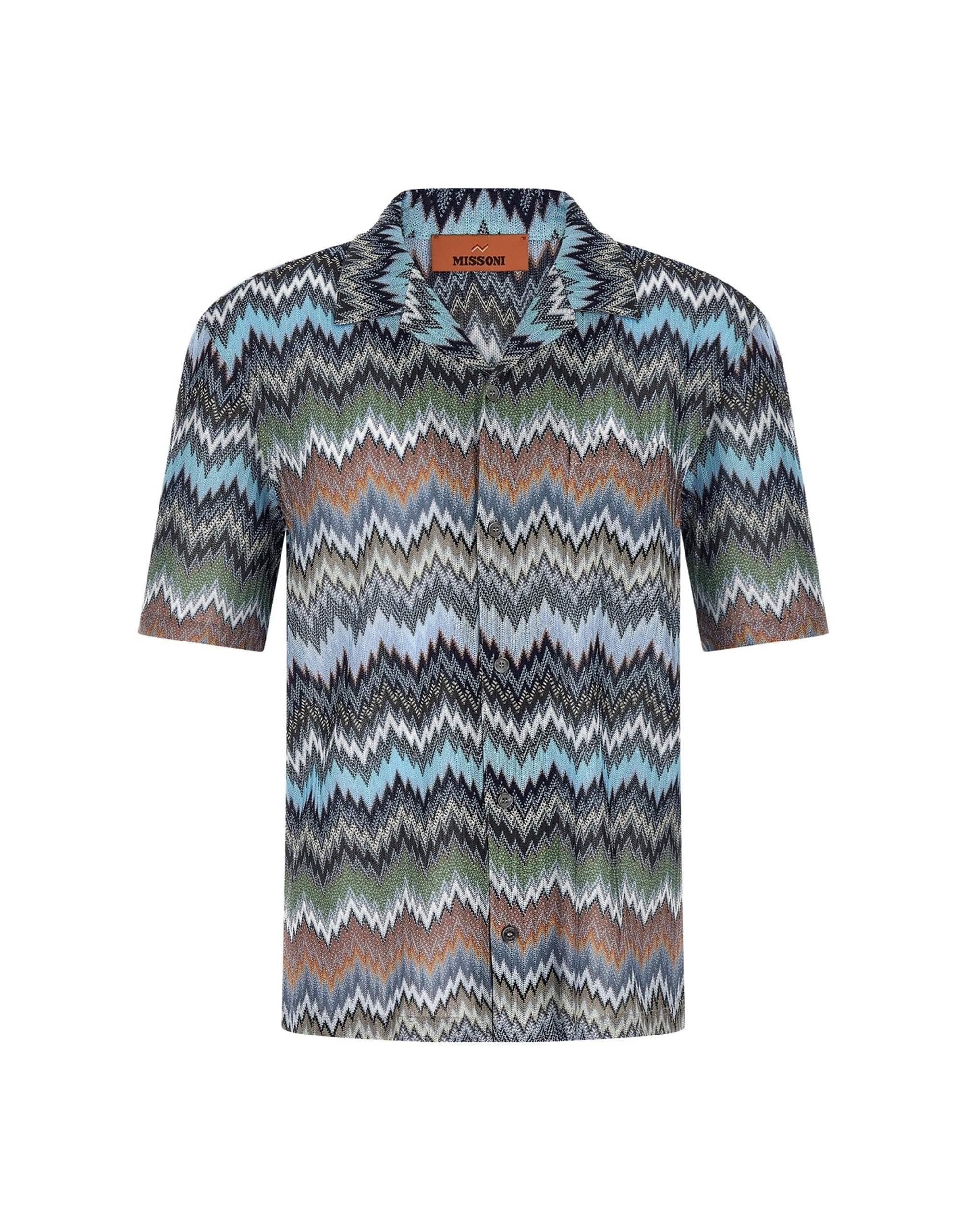 Missoni Missoni Chevron Snake Bowling Shirt