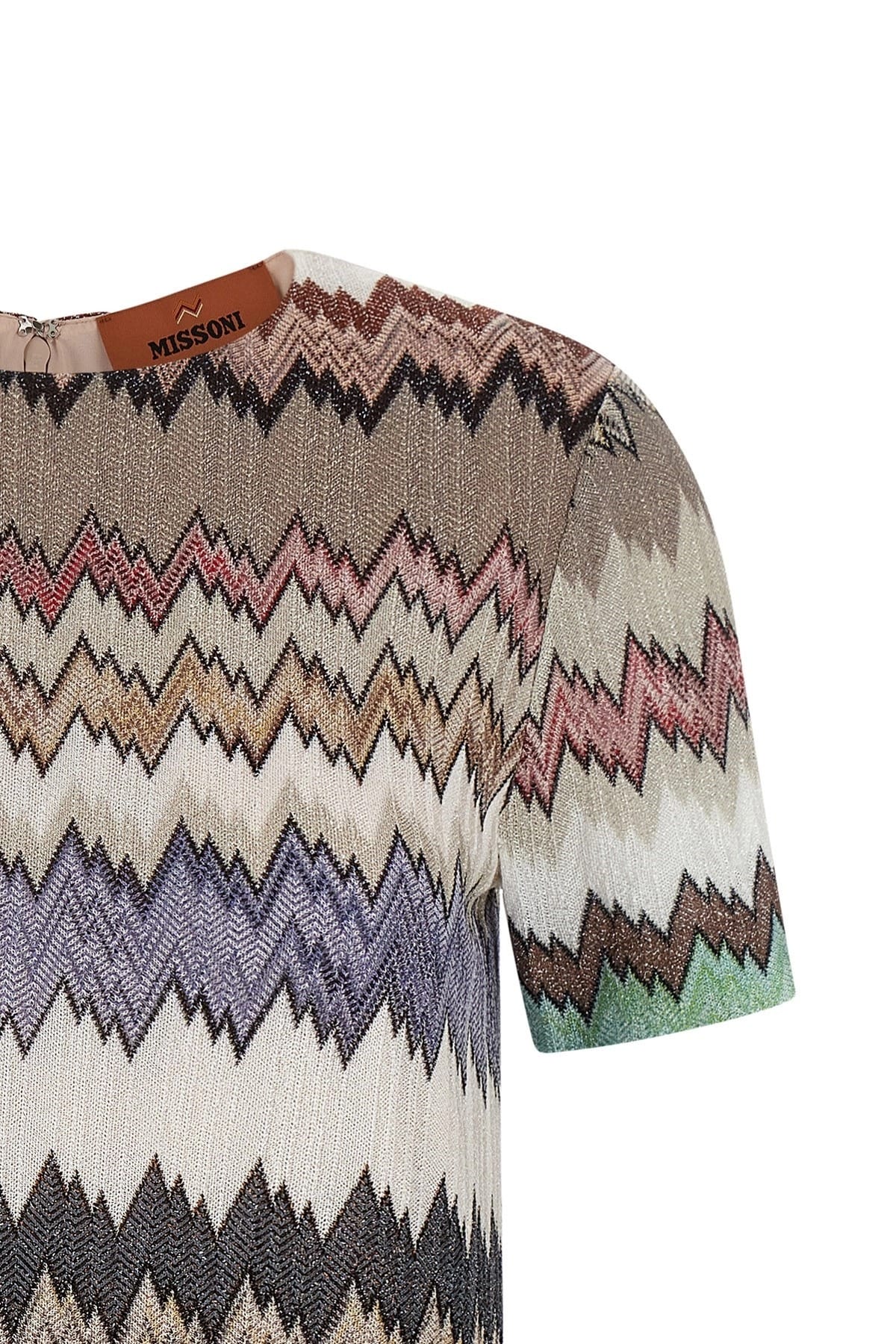 Missoni Missoni Lamé Viscose Mini Dress