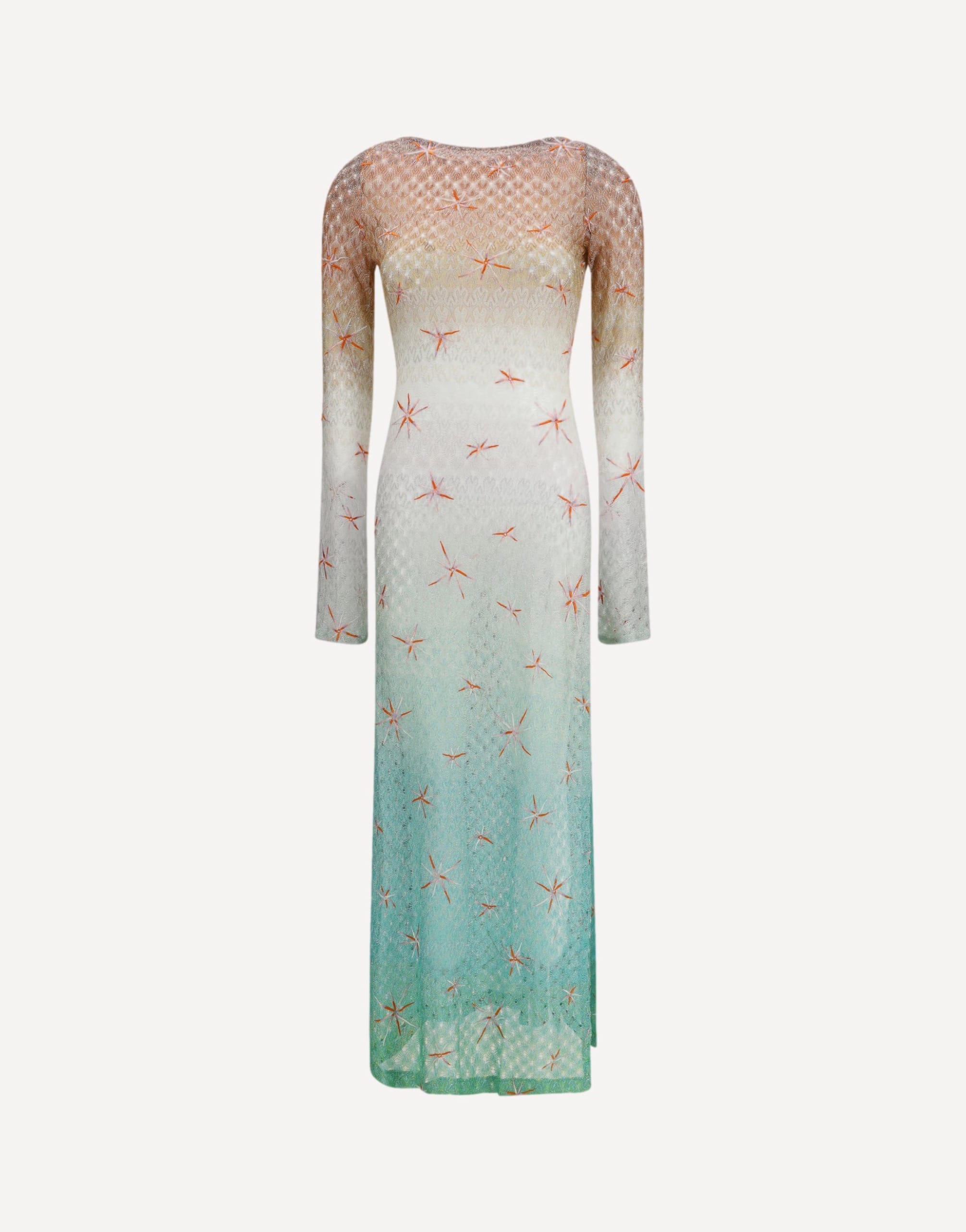 Missoni Long Viscose Lamé Cover-Up Dress