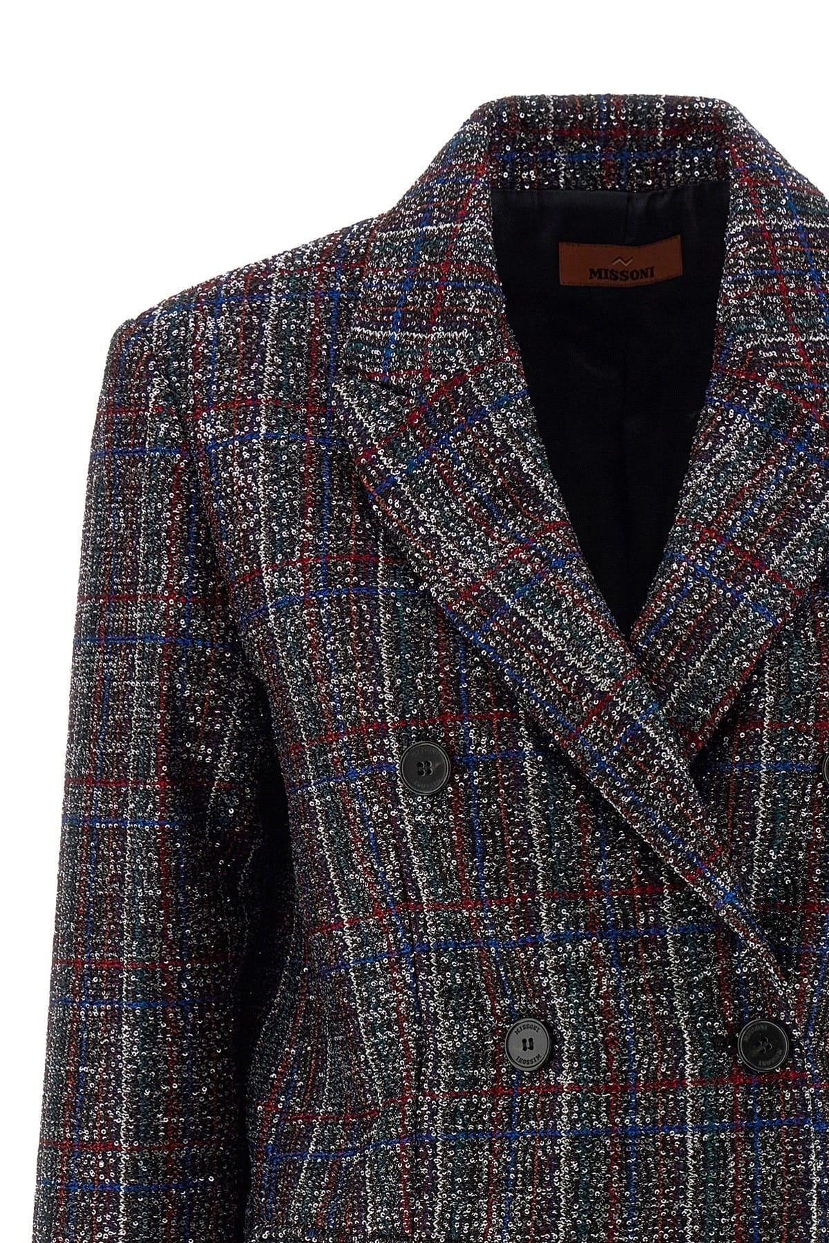 Missoni Missoni Sequin Tartan Blazer