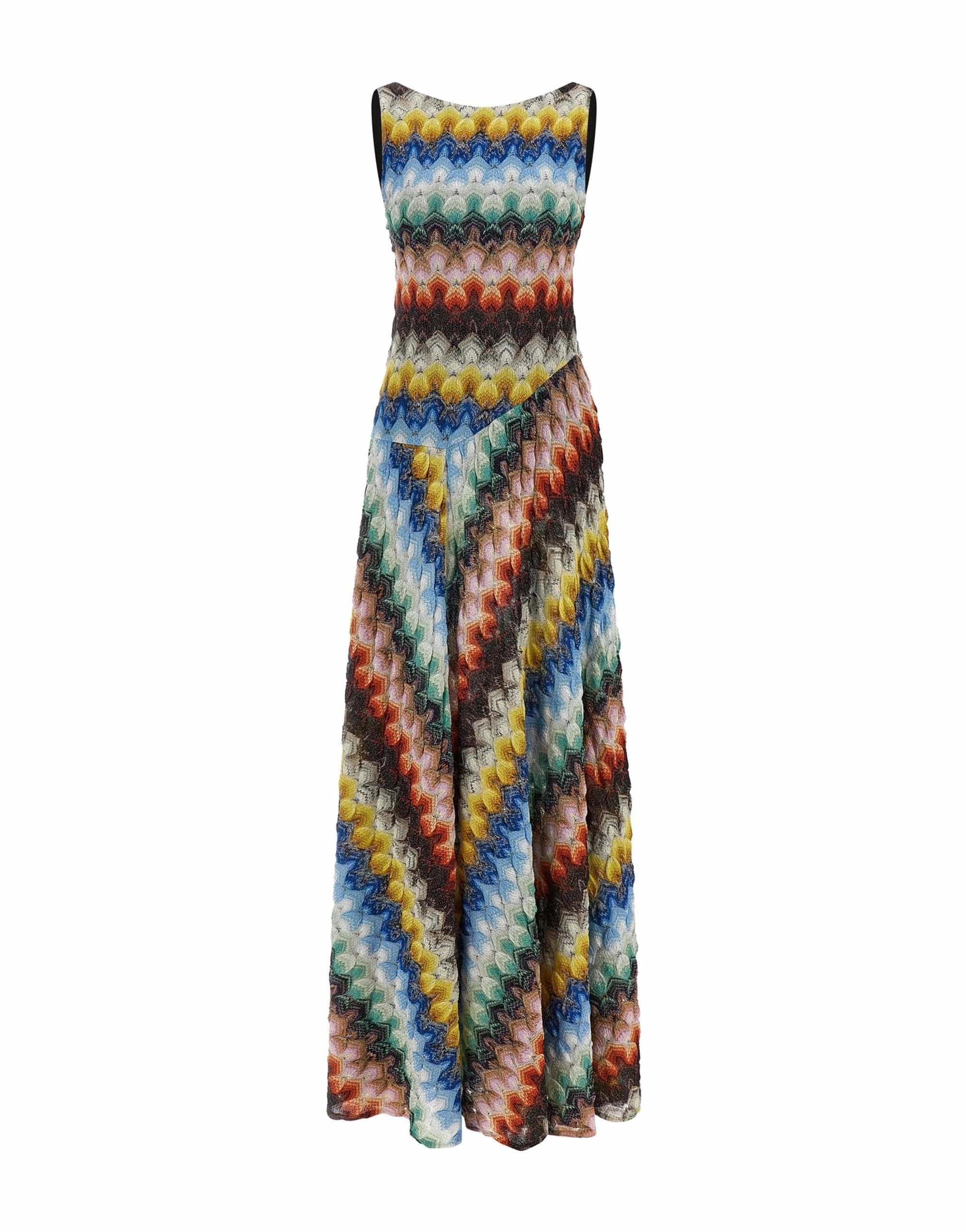 Missoni Missoni Sleeveless Raschel Knit Maxi Dress