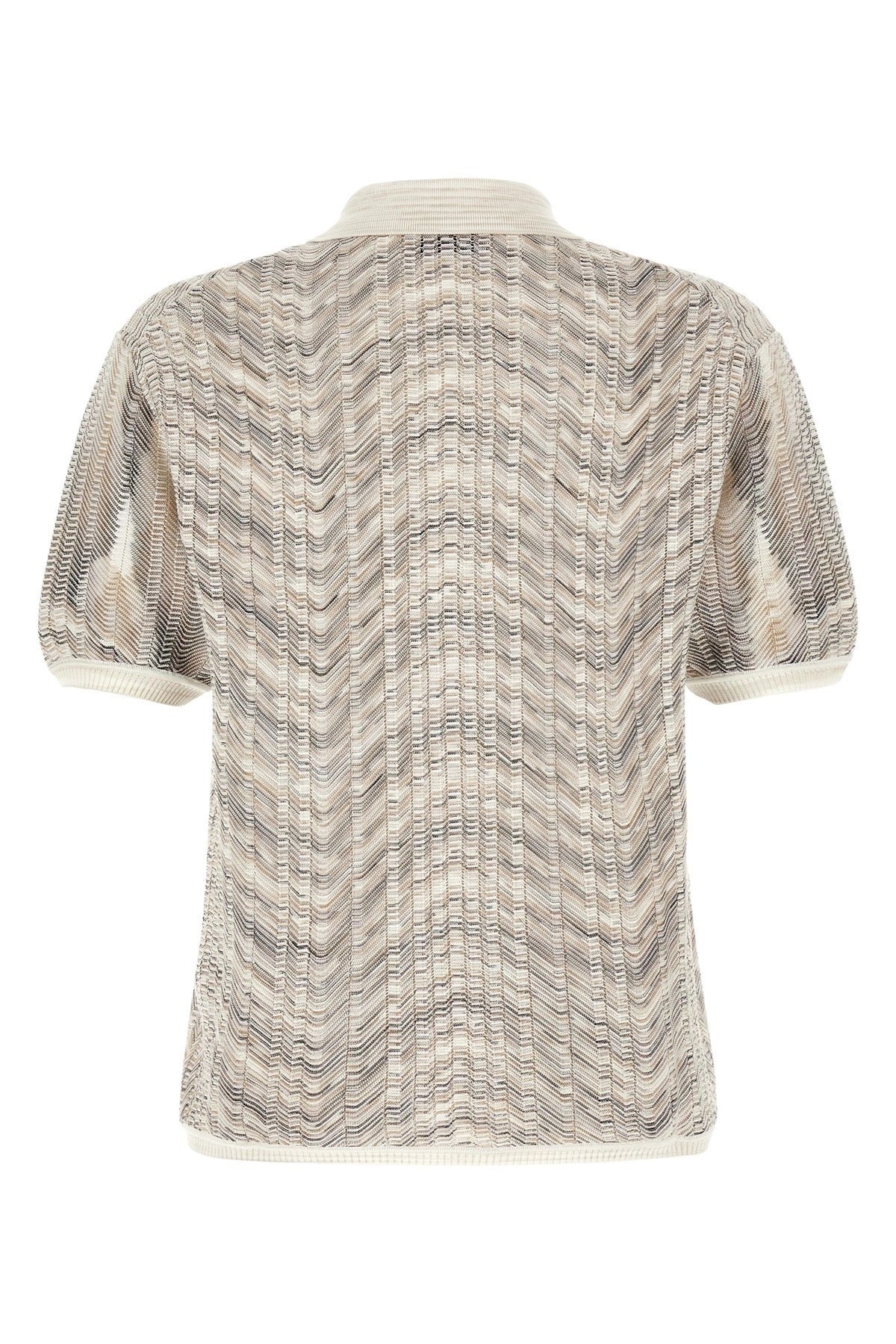 Polo in maglia zig-zag Missoni