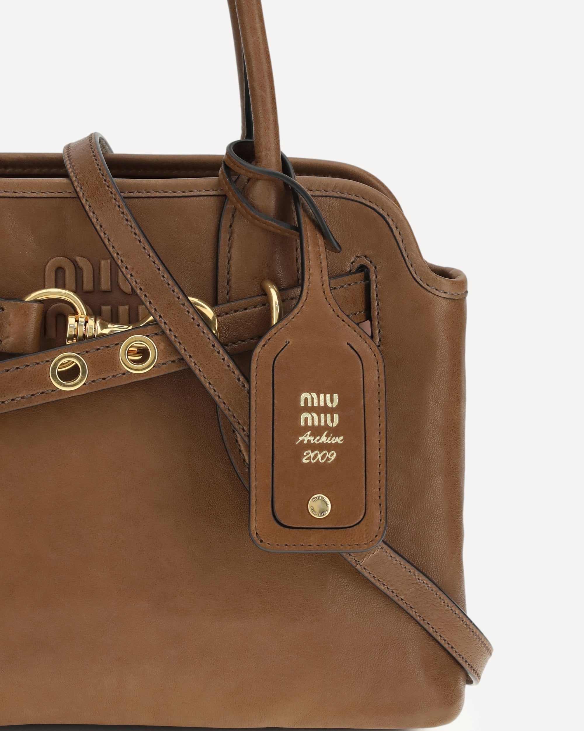Bolso de mano Miu Miu Aventure