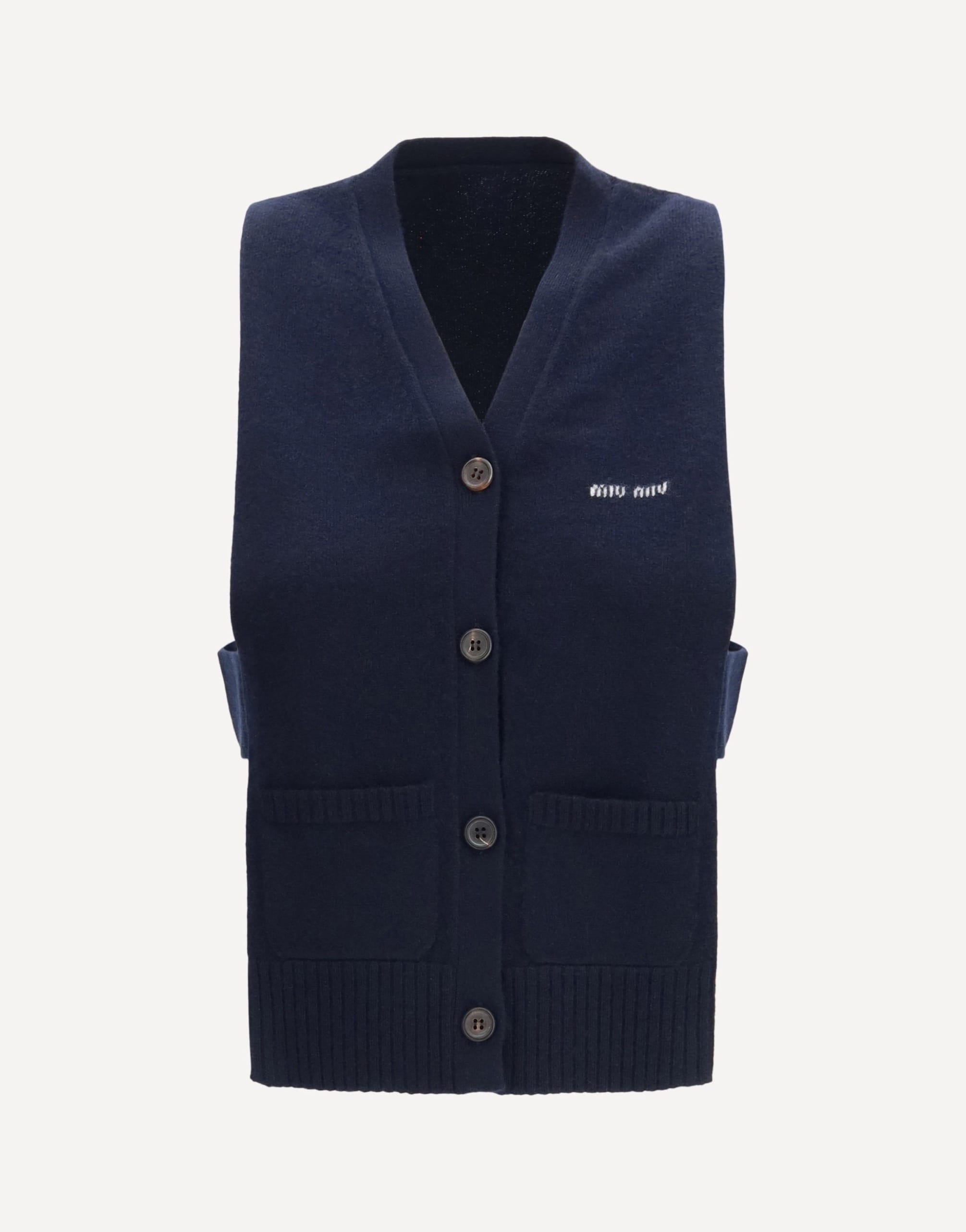 Miu Miu Cashmere Cardigan Vest