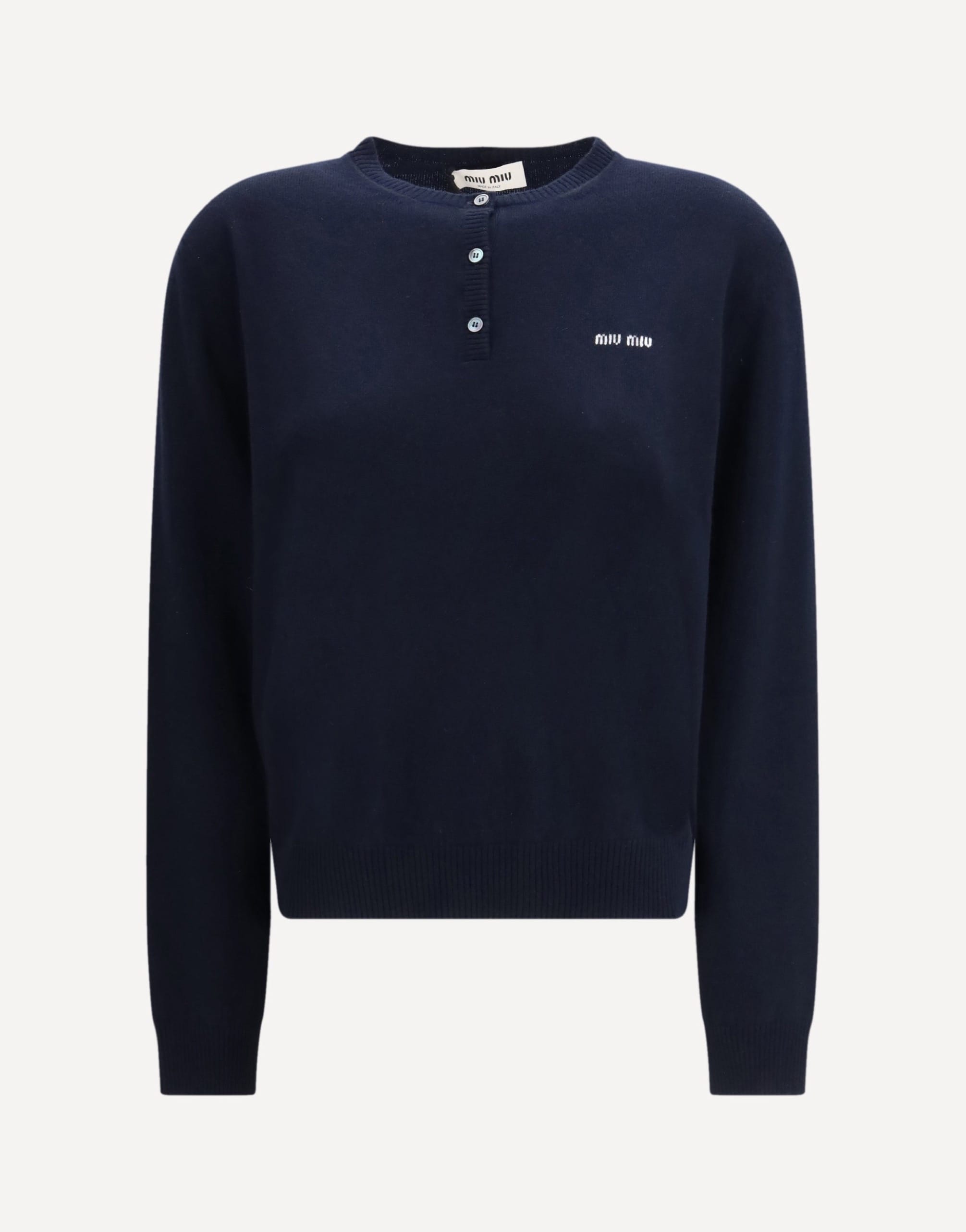 Miu Miu Cashmere Serafino Sweater