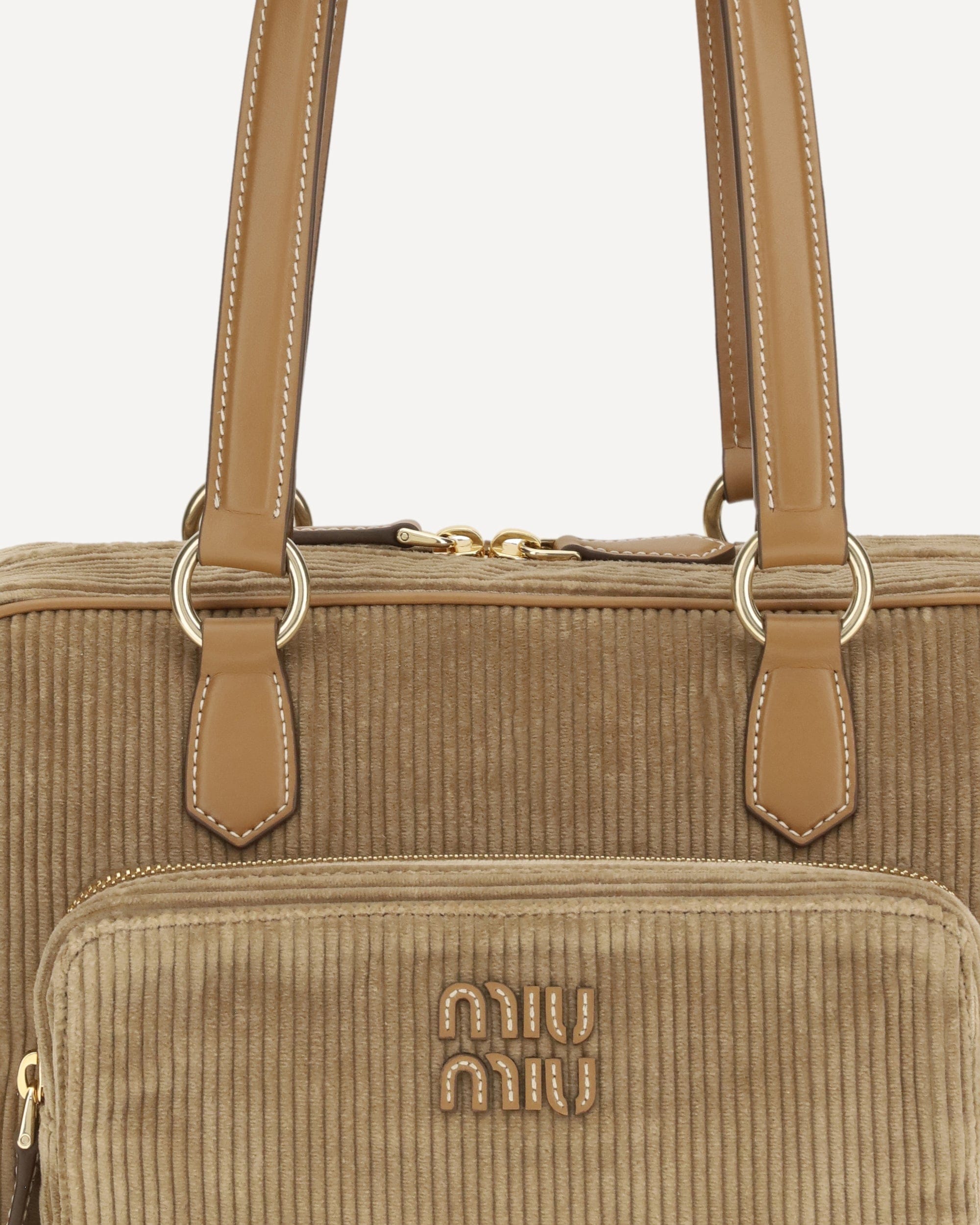 Miu Miu Corduroy Shoulder Bag