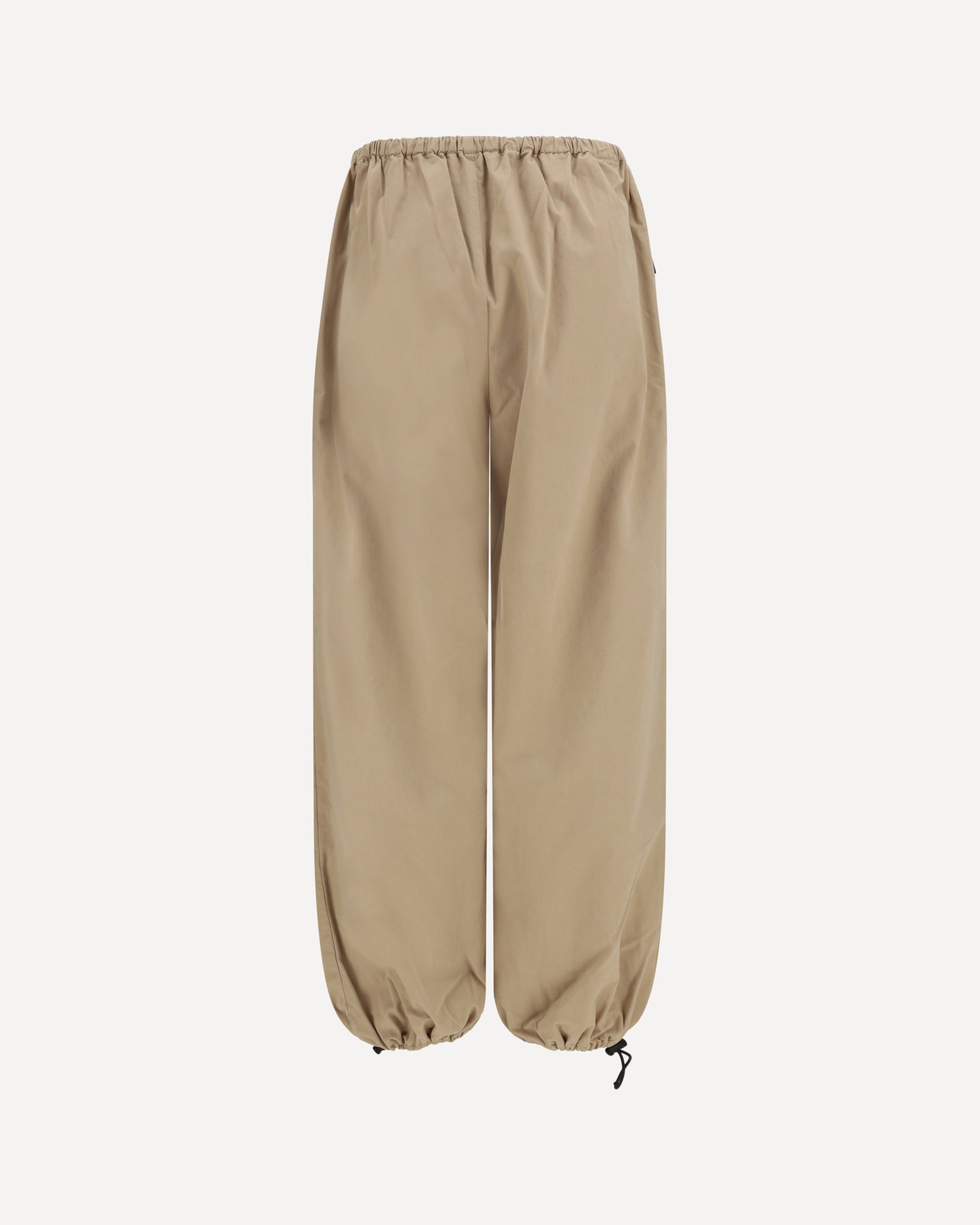 Miu Miu Elasticated Waist Cotton Gabardine Pants