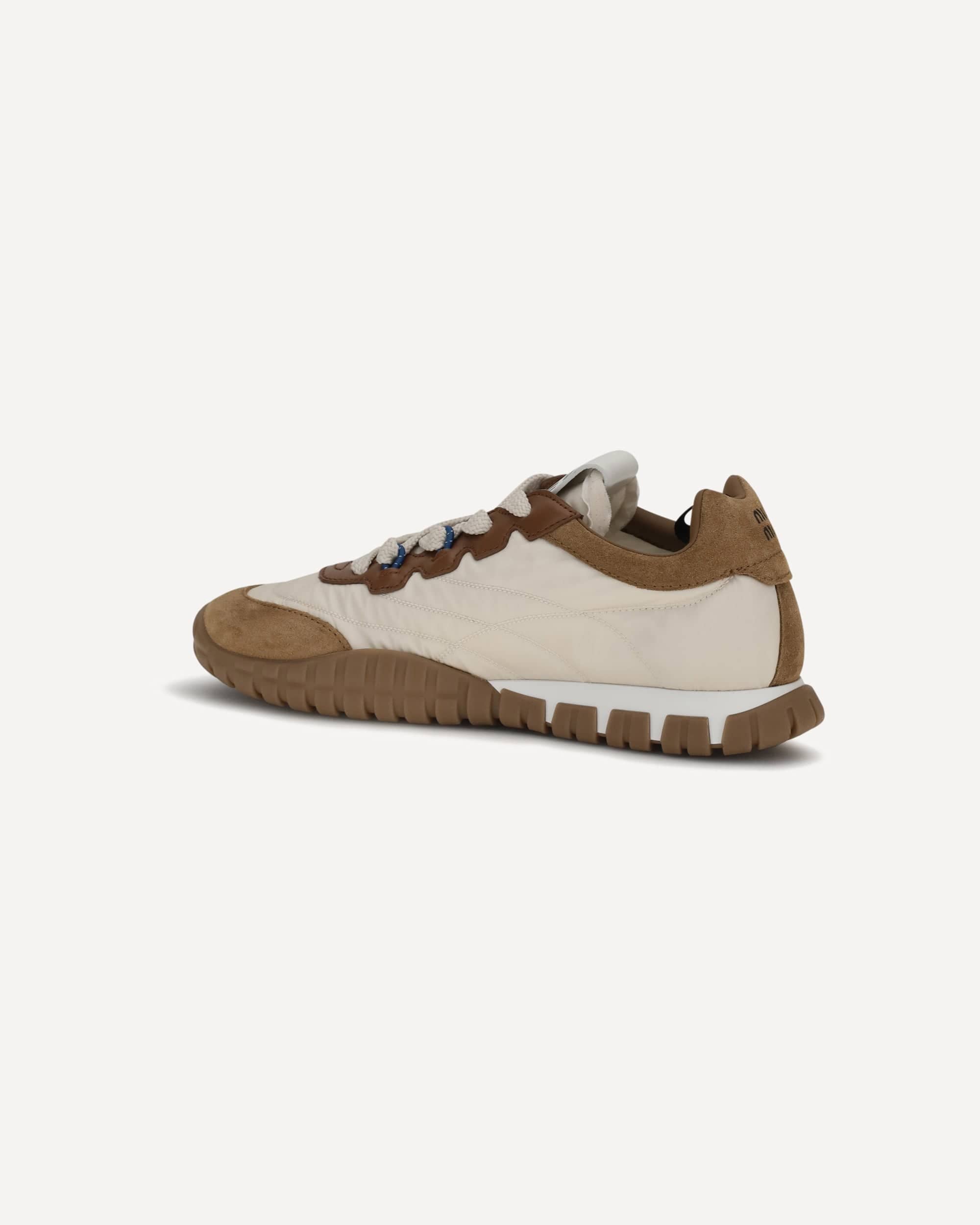 Miu Miu Miu Miu Fabric And Suede Sneakers